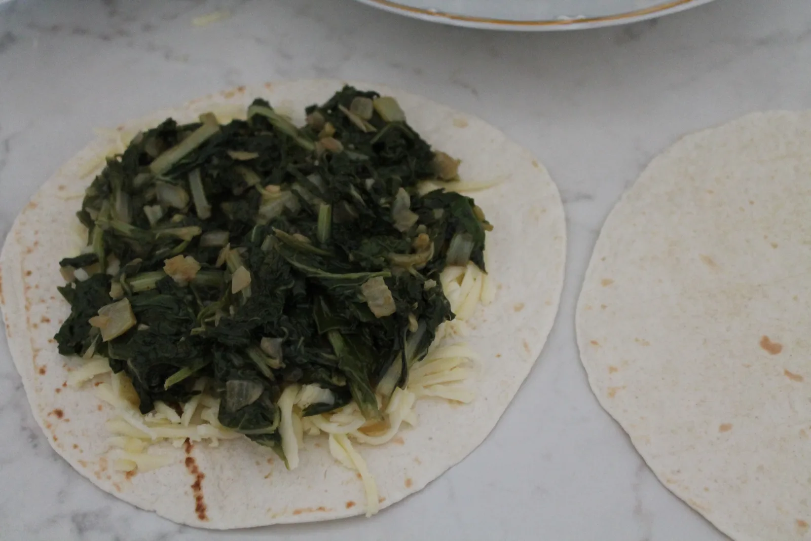 Quesadillas sa blitvom