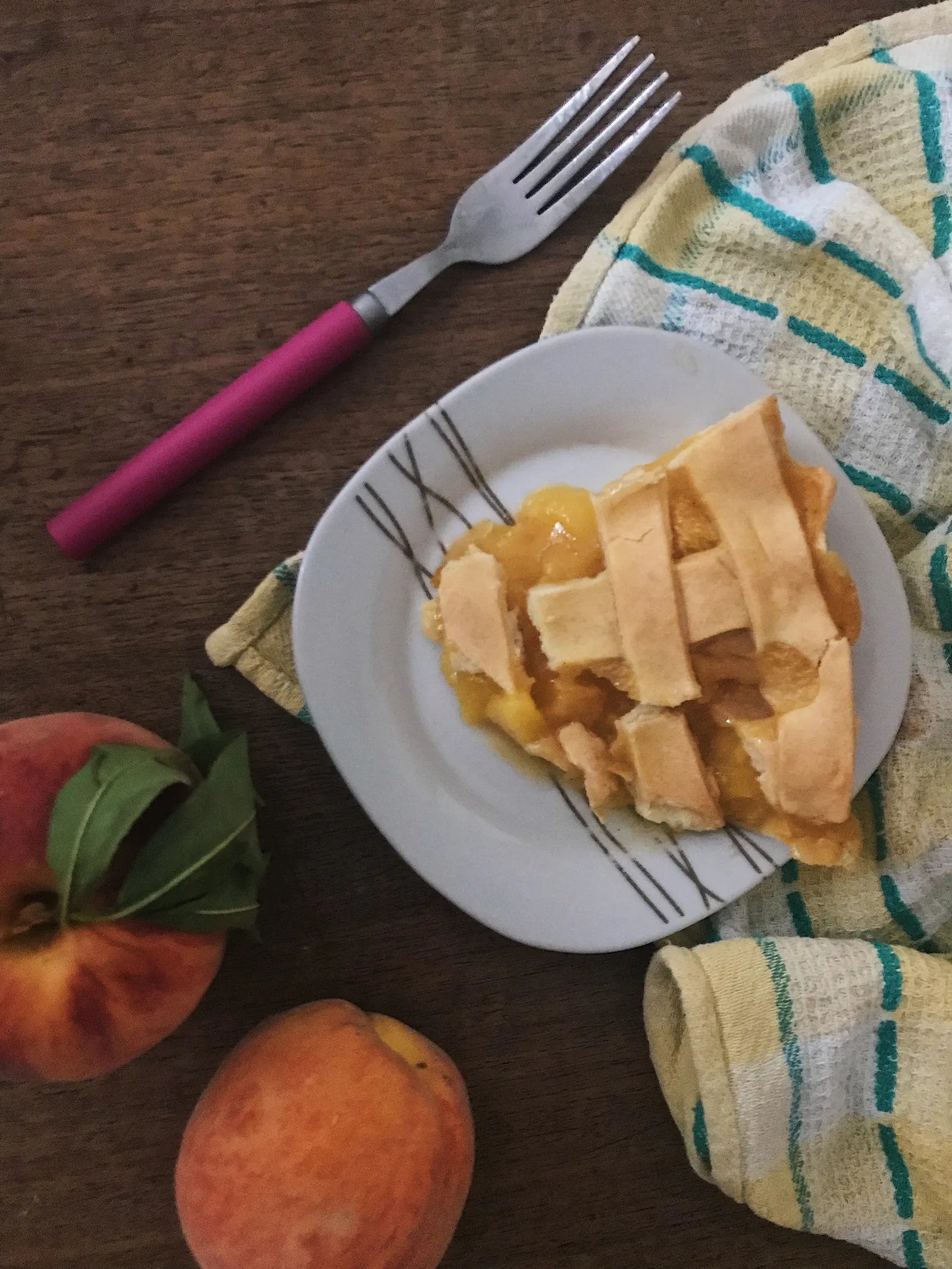 Peach pie