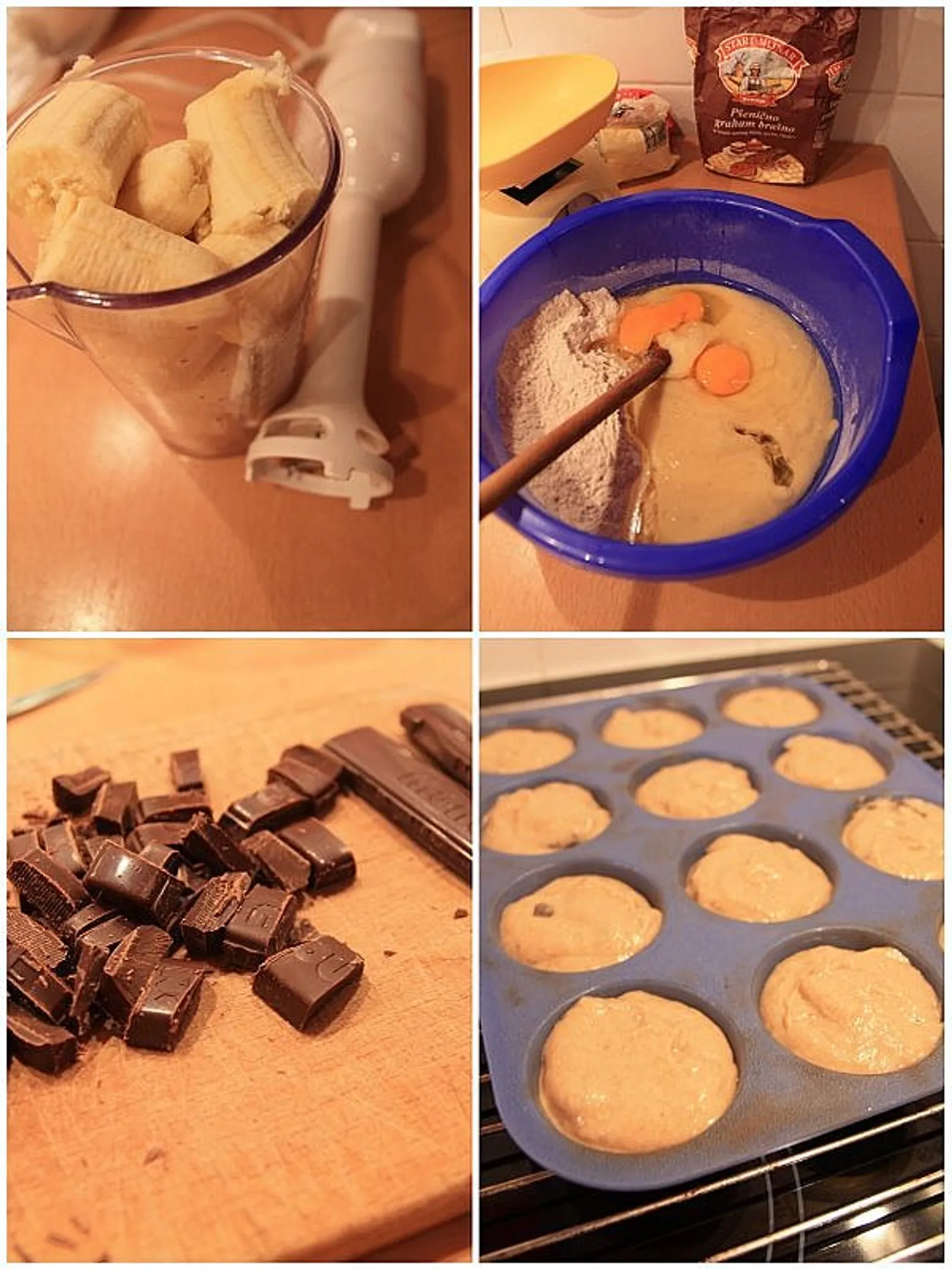 Integralni banana muffins