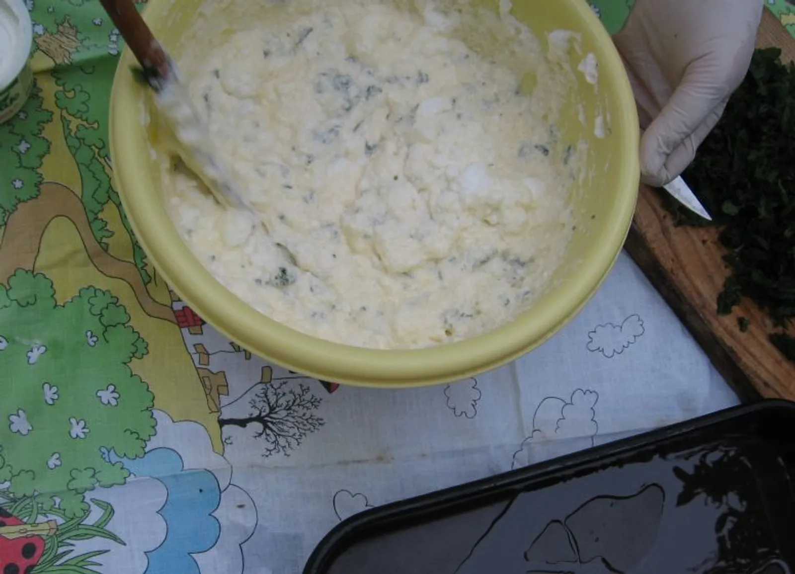 slika prati recept ” Guzvara sa Koprivom ”