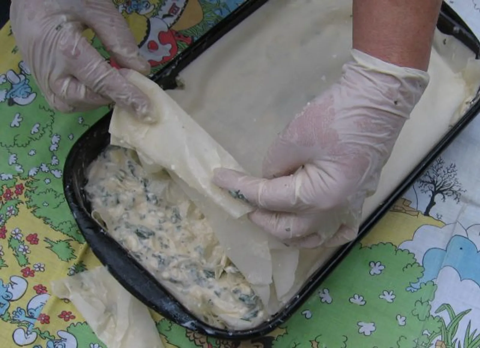 slika prati recept ” Guzvara sa Koprivom ”