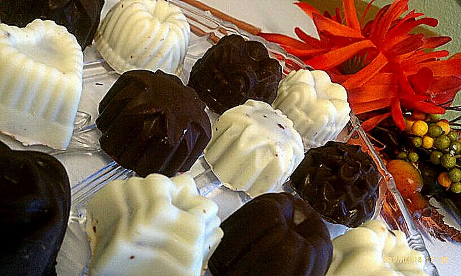Praline od crne cokolade