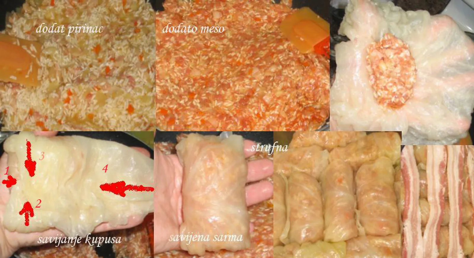 Sarma – priprema