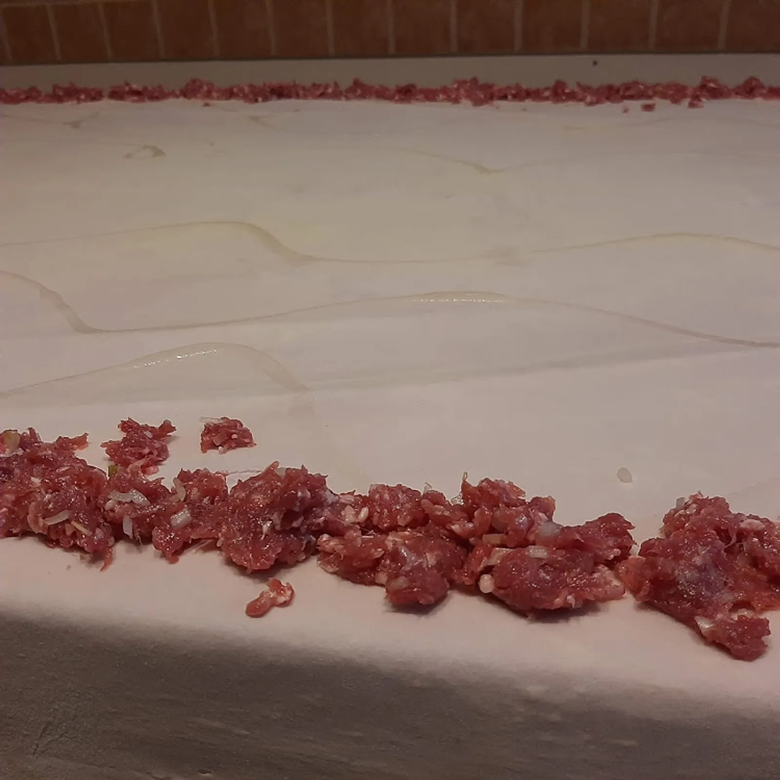 Burek u pripremi