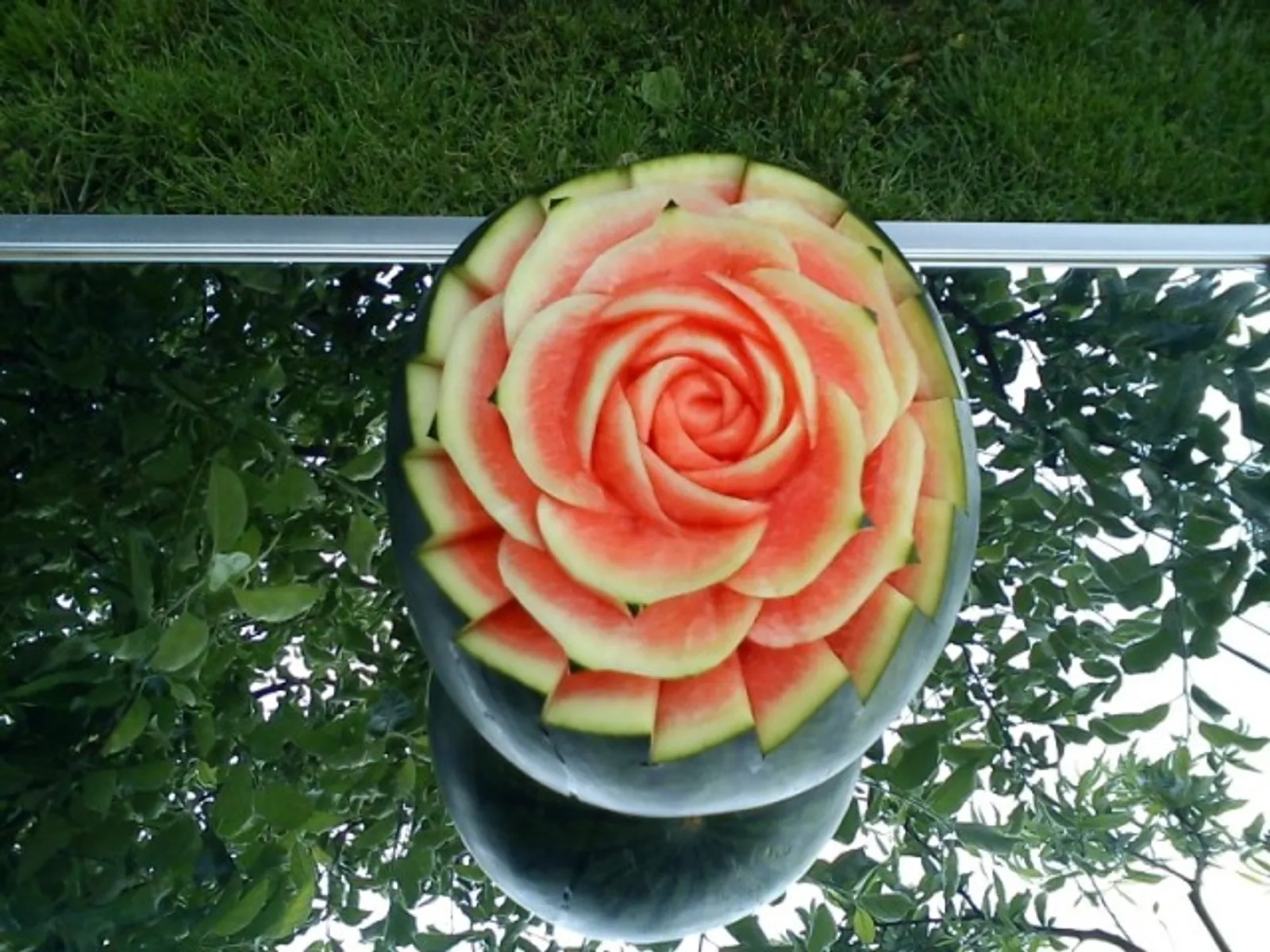 melon carving ..