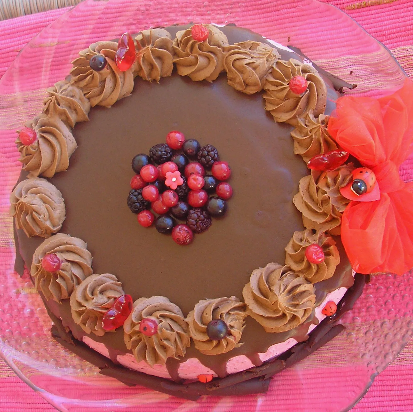 Valentine's forest dream cake