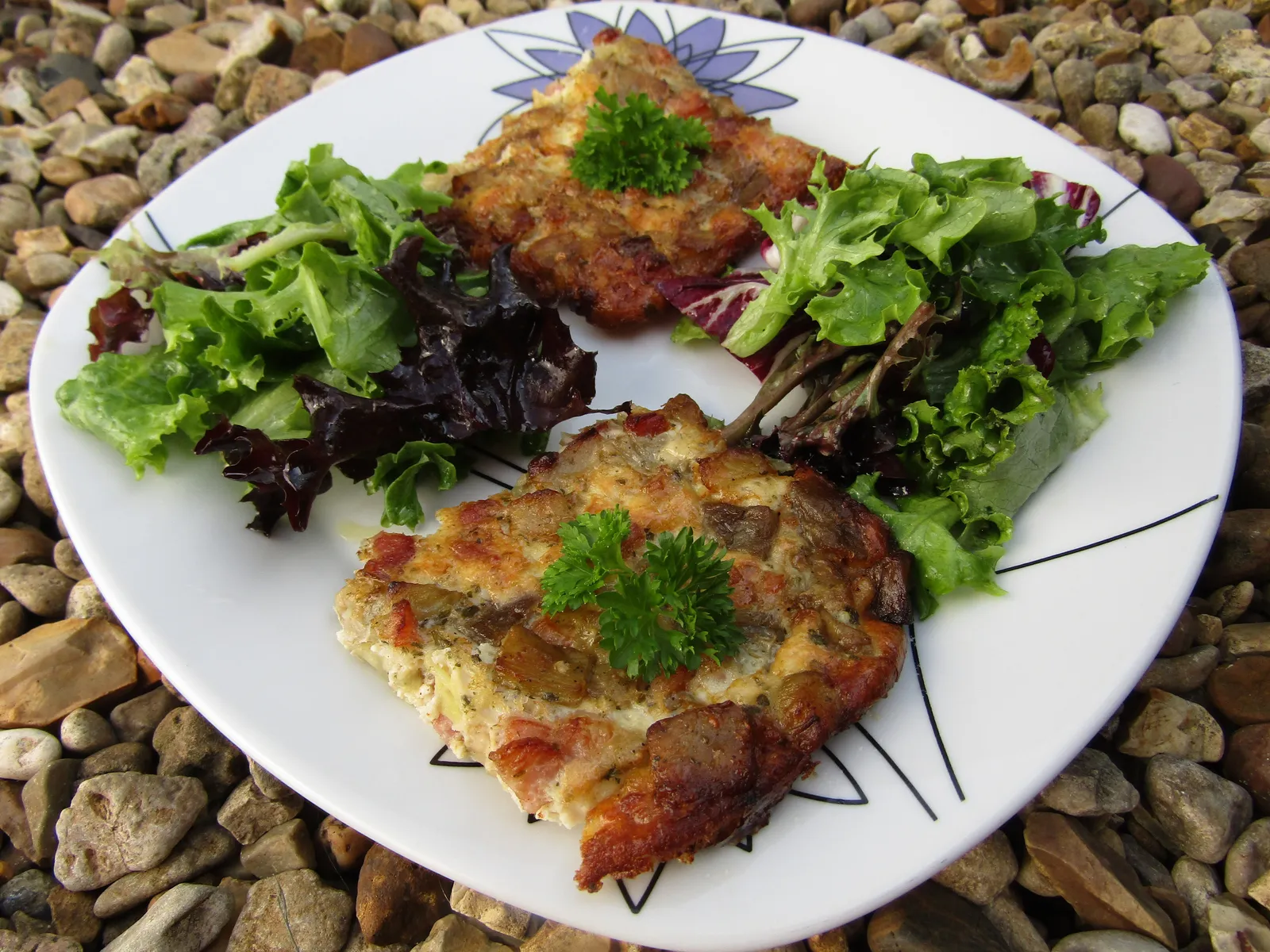 Patlidzan frittata