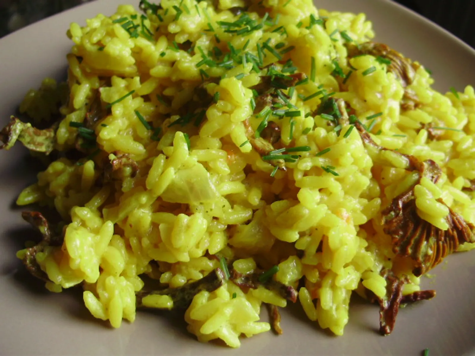 Krem risotto s lisičarkama