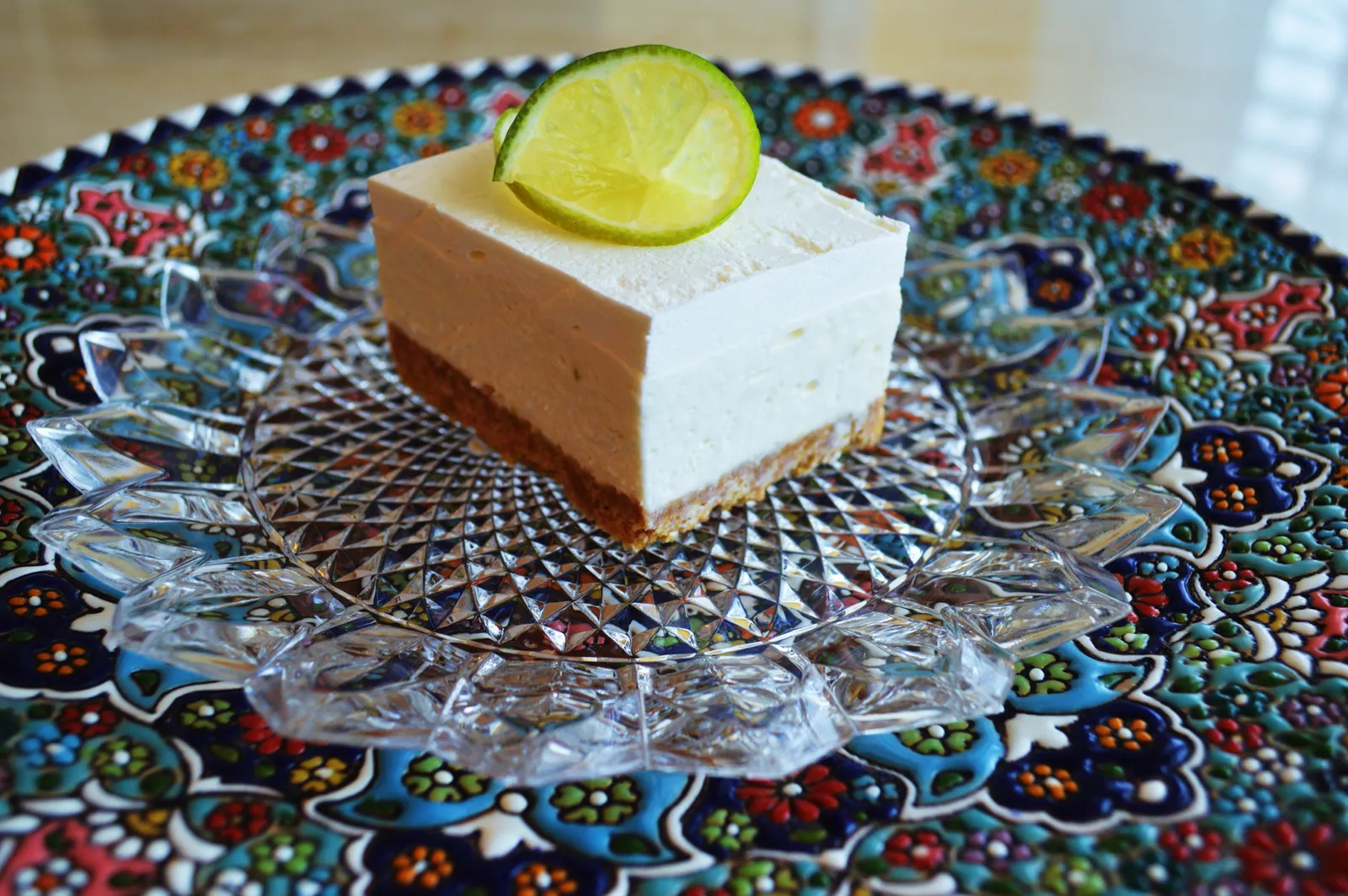 Key lime cheesecake