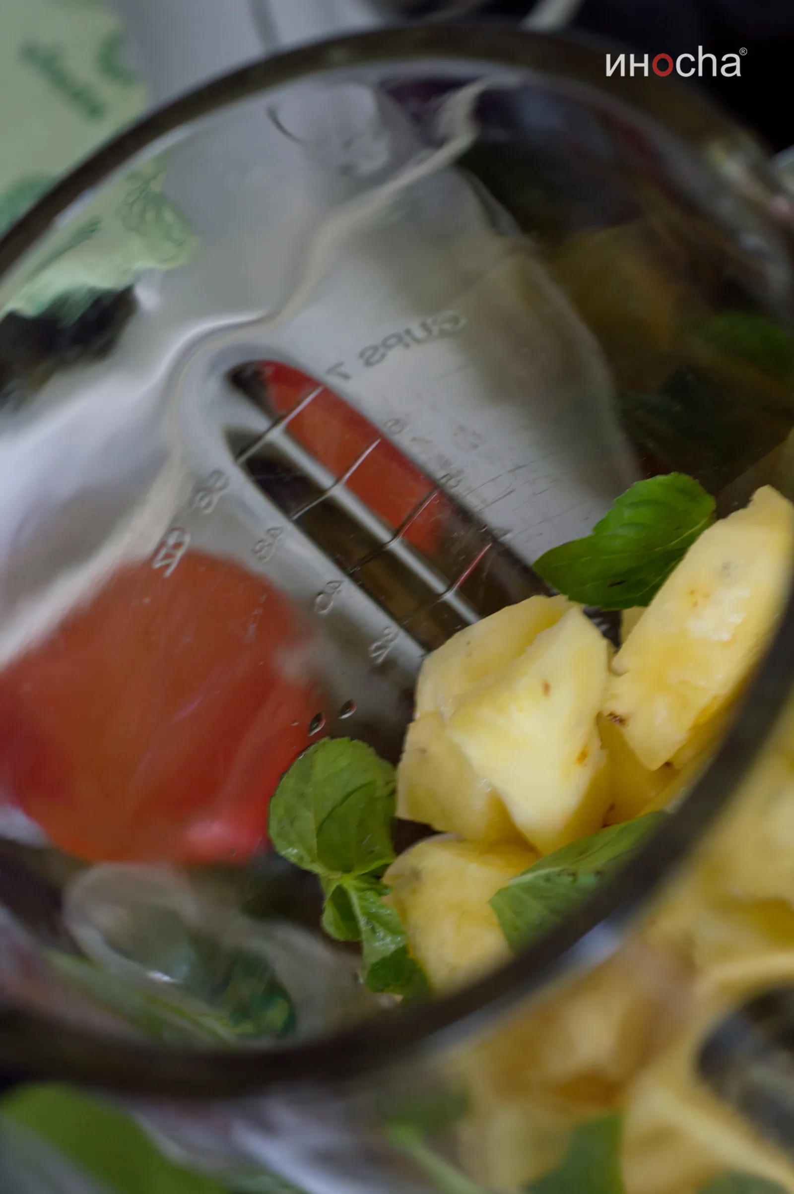 Ananas u blender..