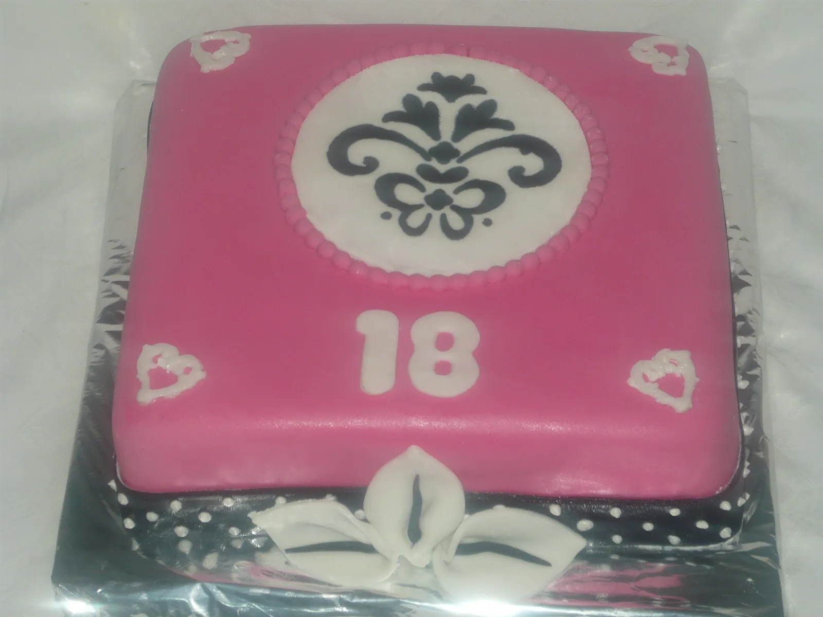 pink cake