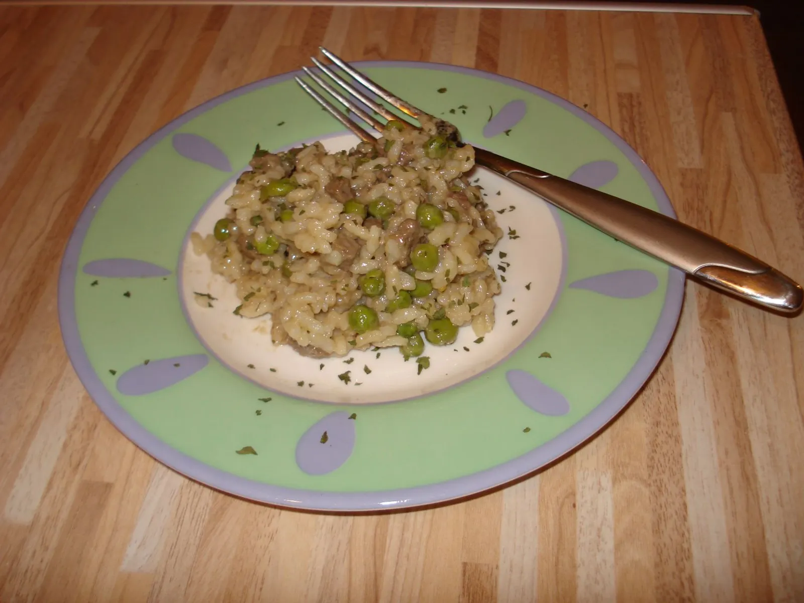 ...juneći rižoto….