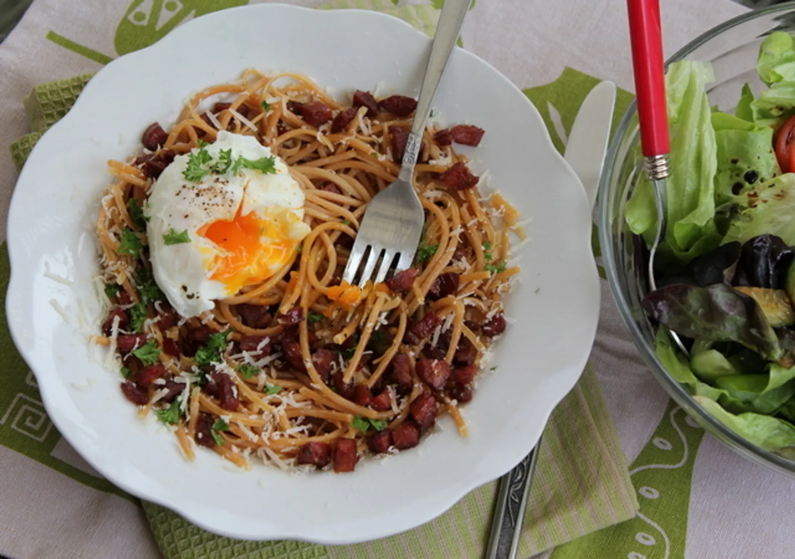 Chorizo Carbonara