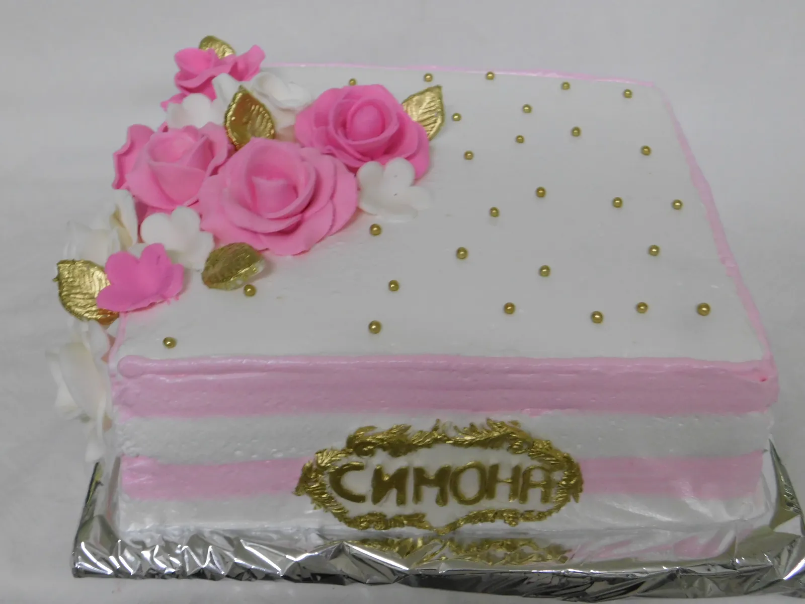 rose cake