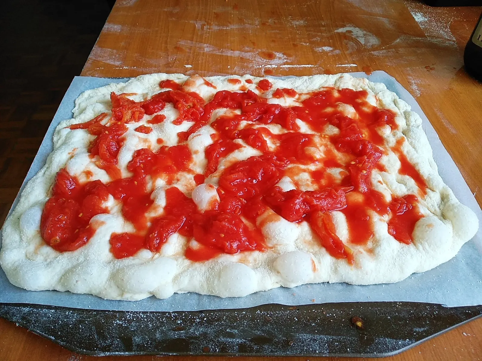 Još uvijek pizza u nastajanju