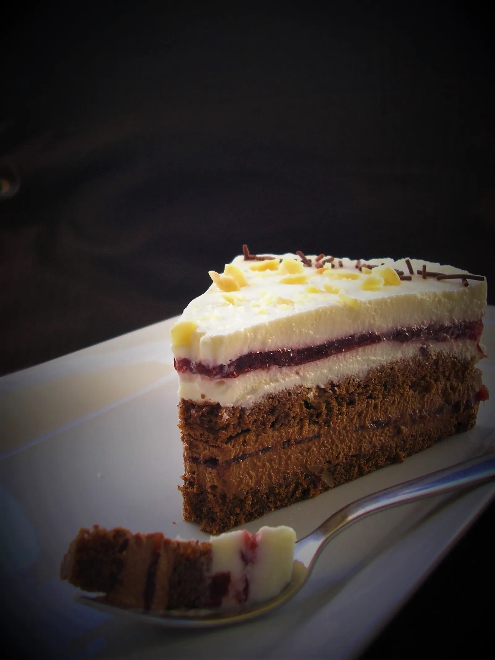 Choco-cherry cake