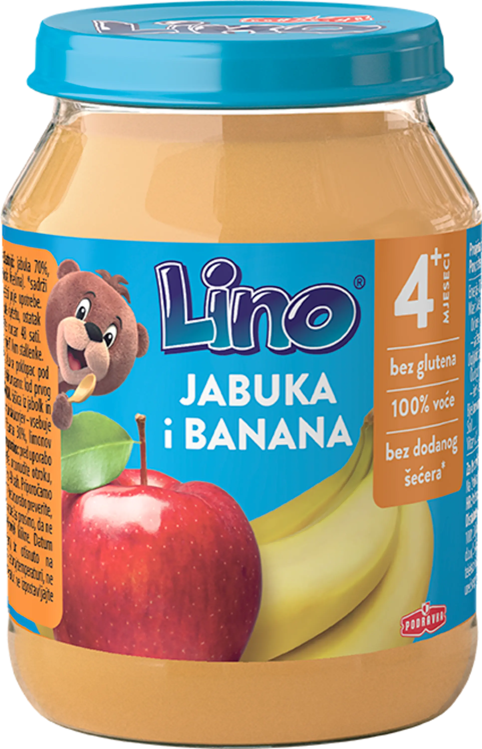 Lino puree apple and banana