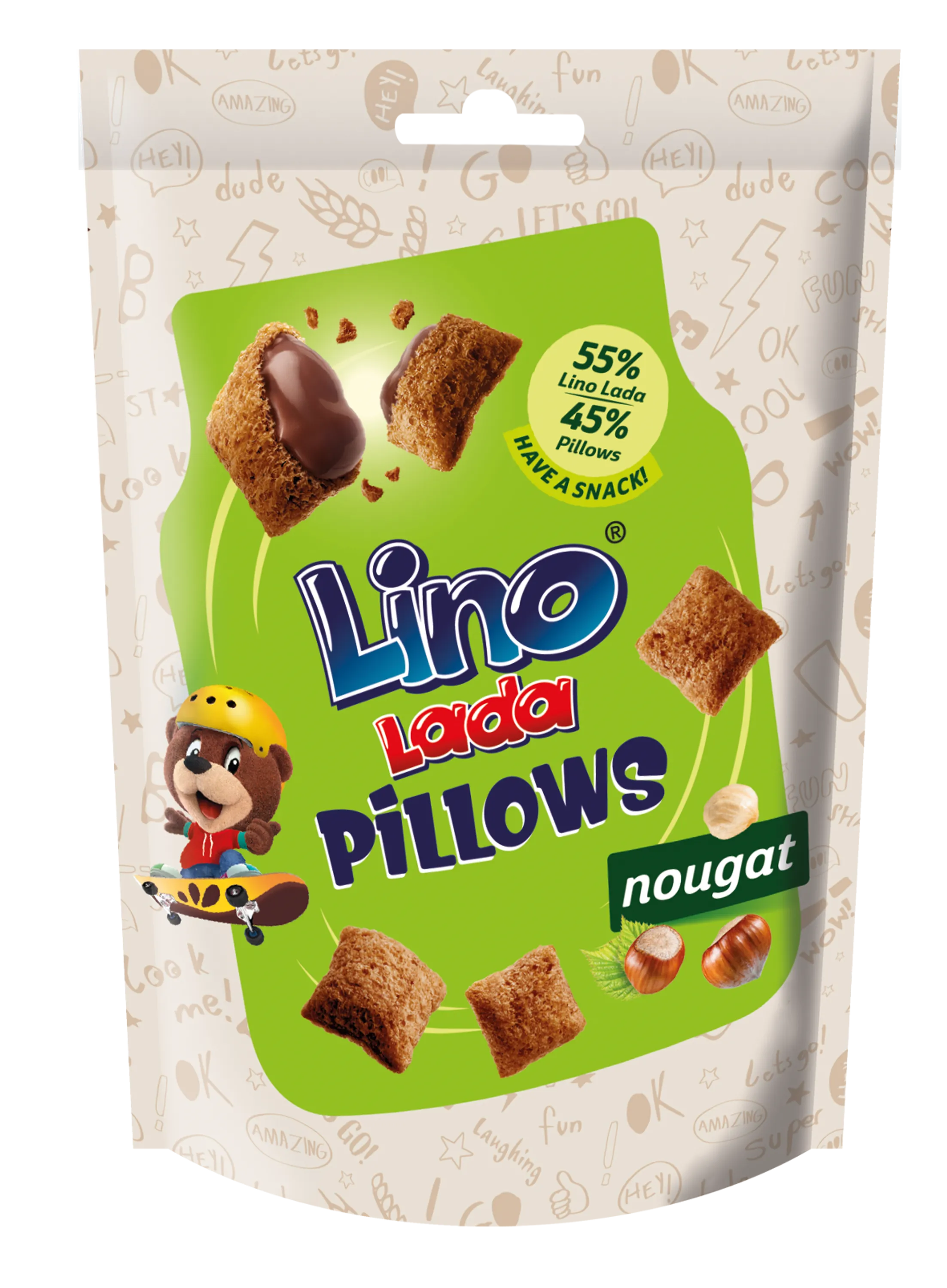 Lino Lada pernite umplute cu crema cu alune de padure