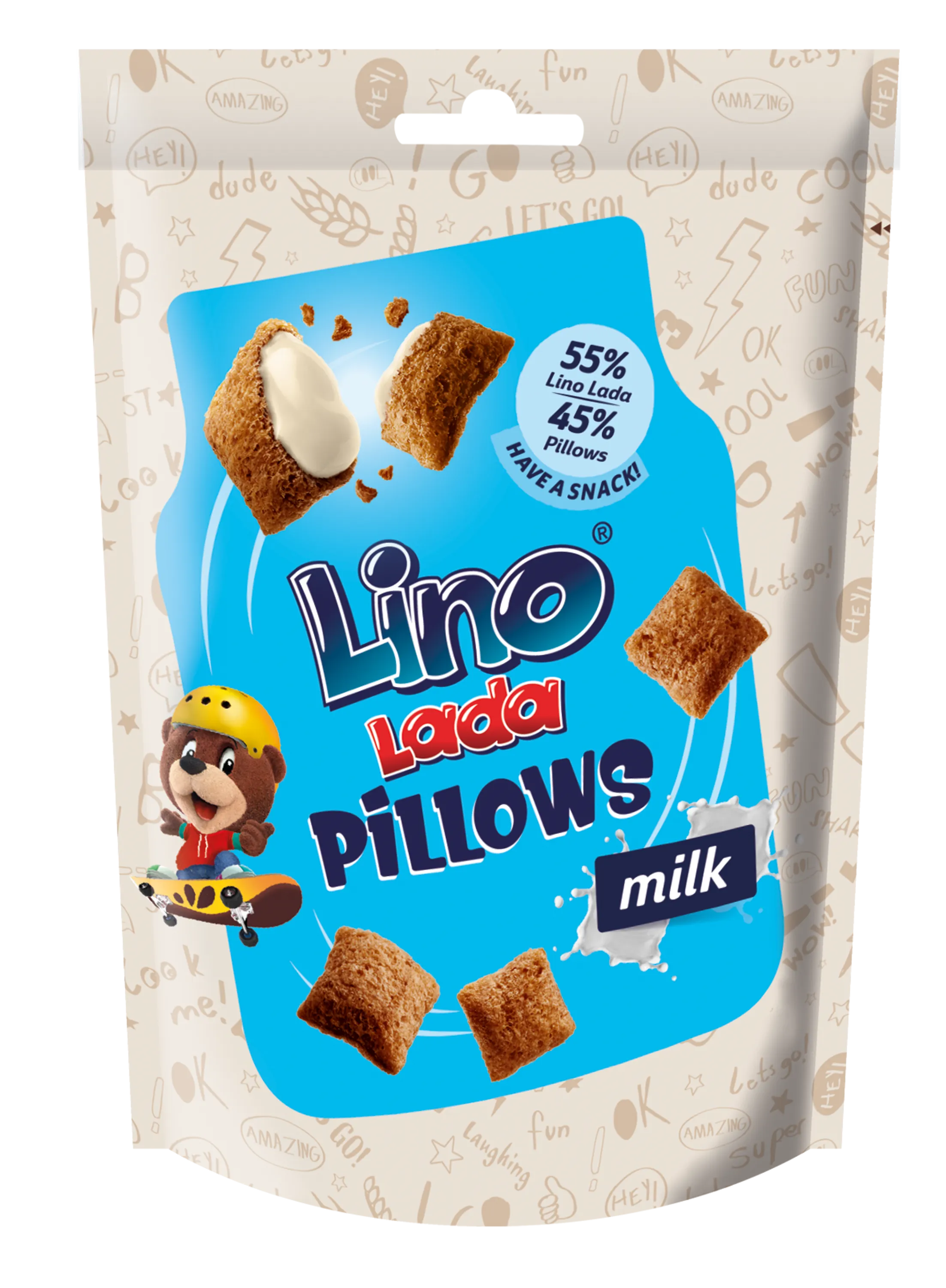 Lino Lada pernițe umplute cu cremă de lapte