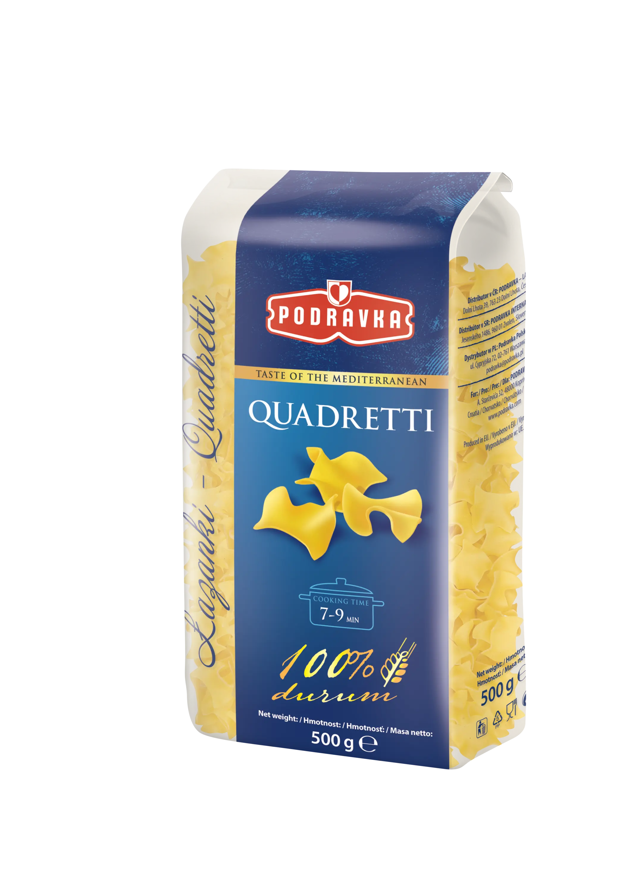 Makaron łazanki (Quadretti)