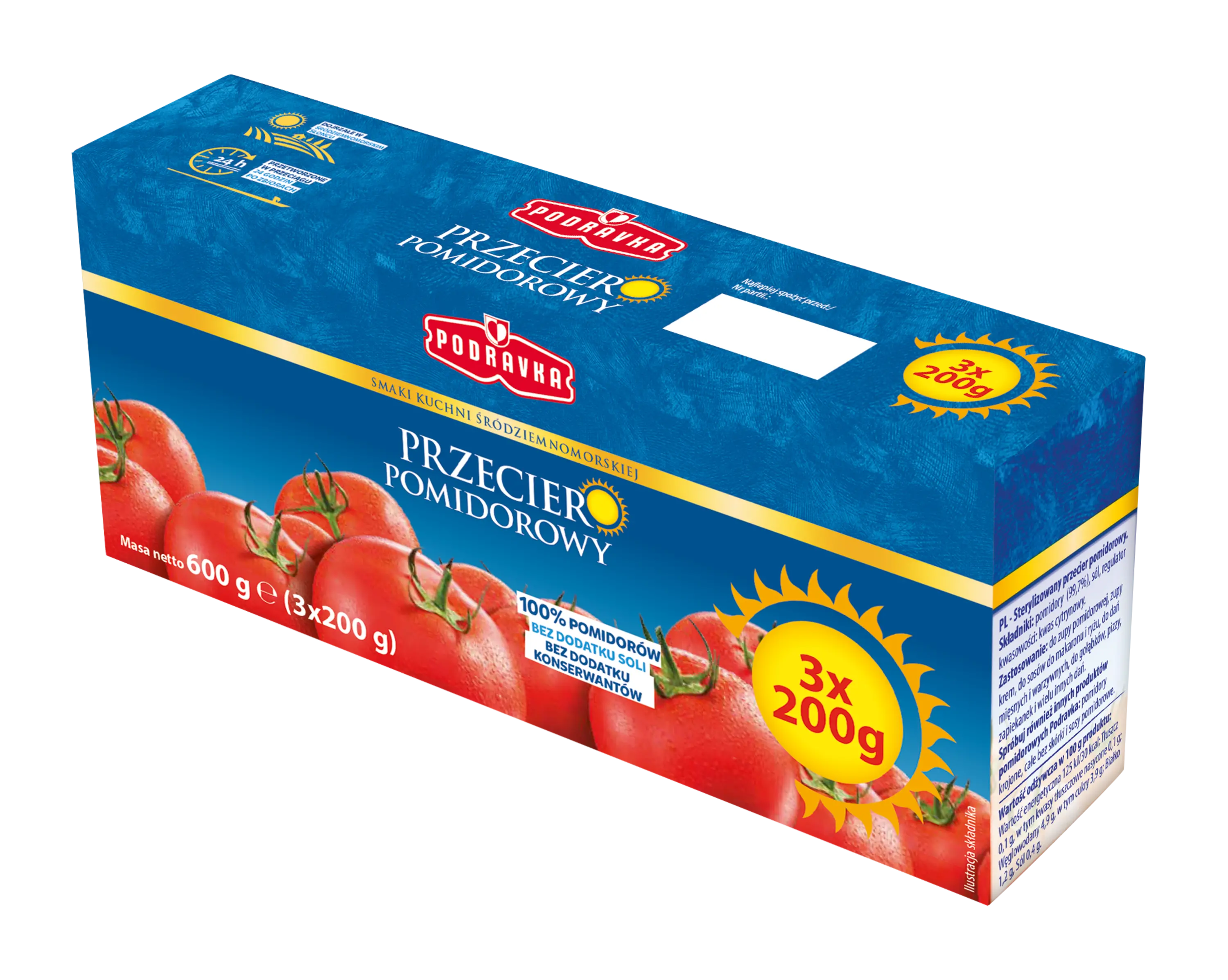 Przecier pomidorowy 3 x 200g