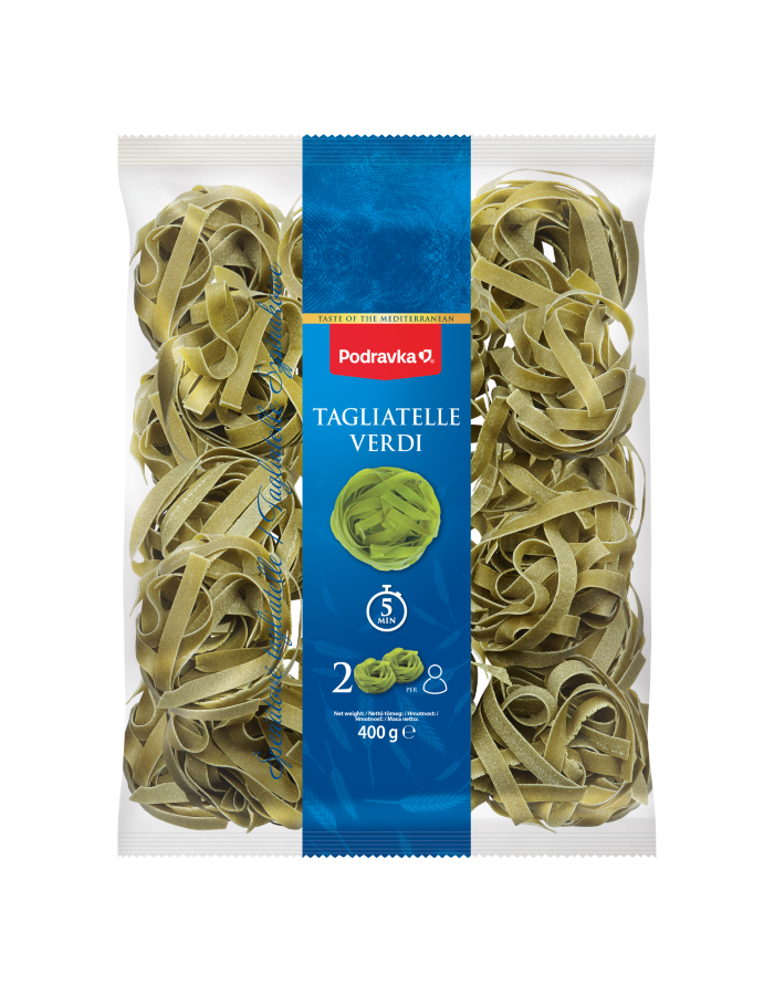Tagliatelle špenátové