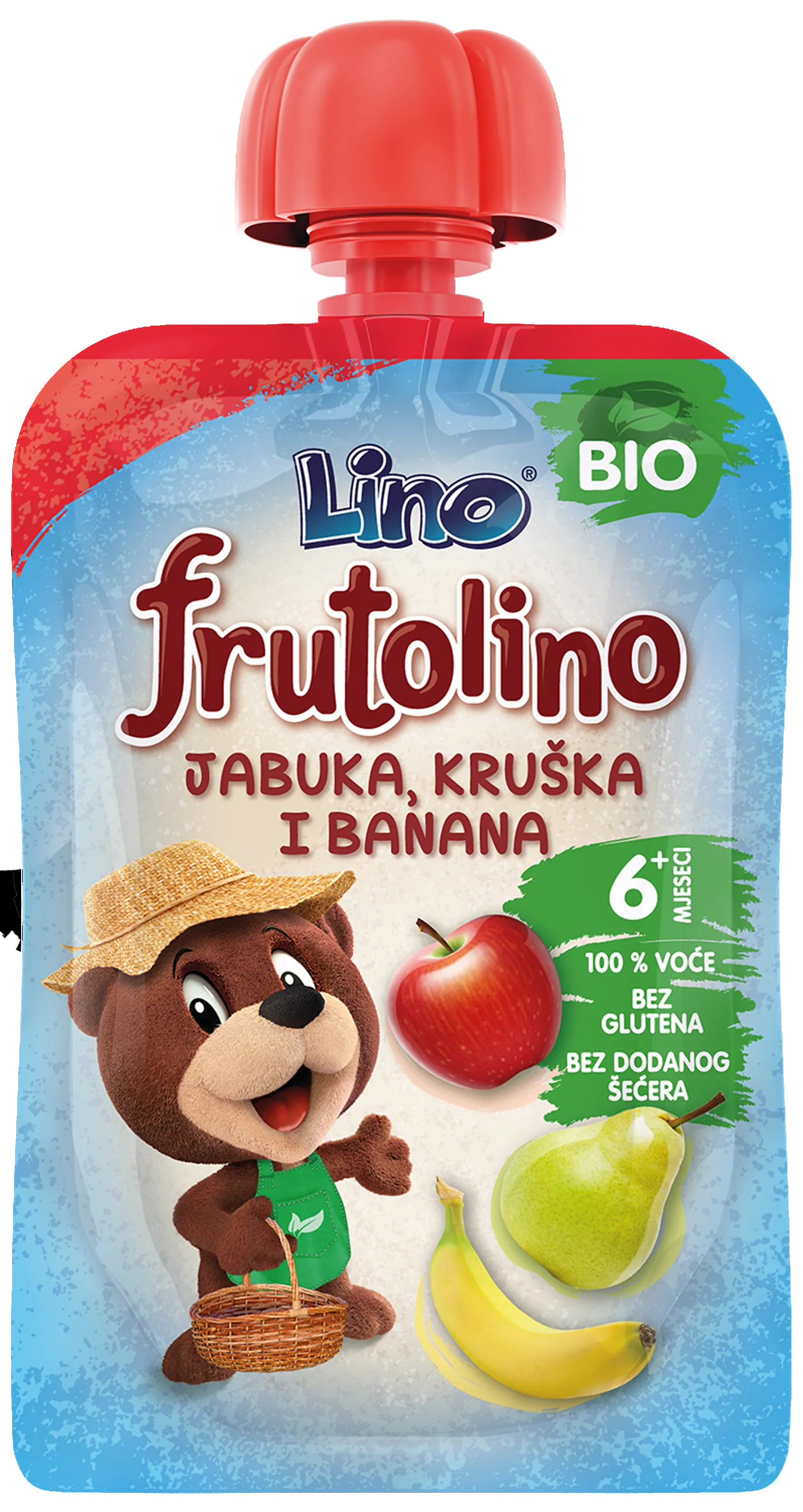 Frutolino jabolko, hruška in banana