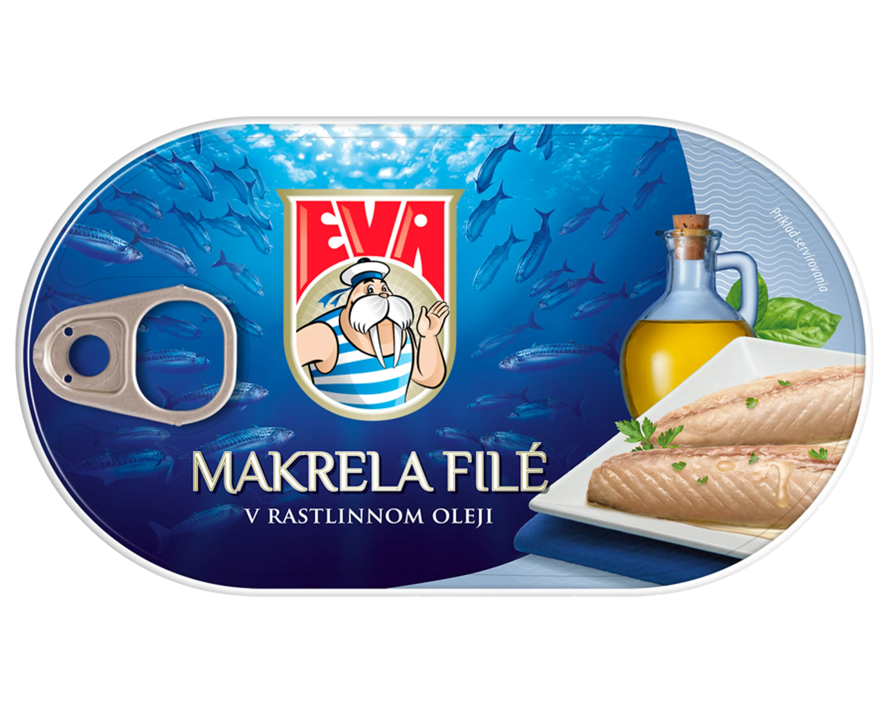EVA Makrely v rastlinnom oleji