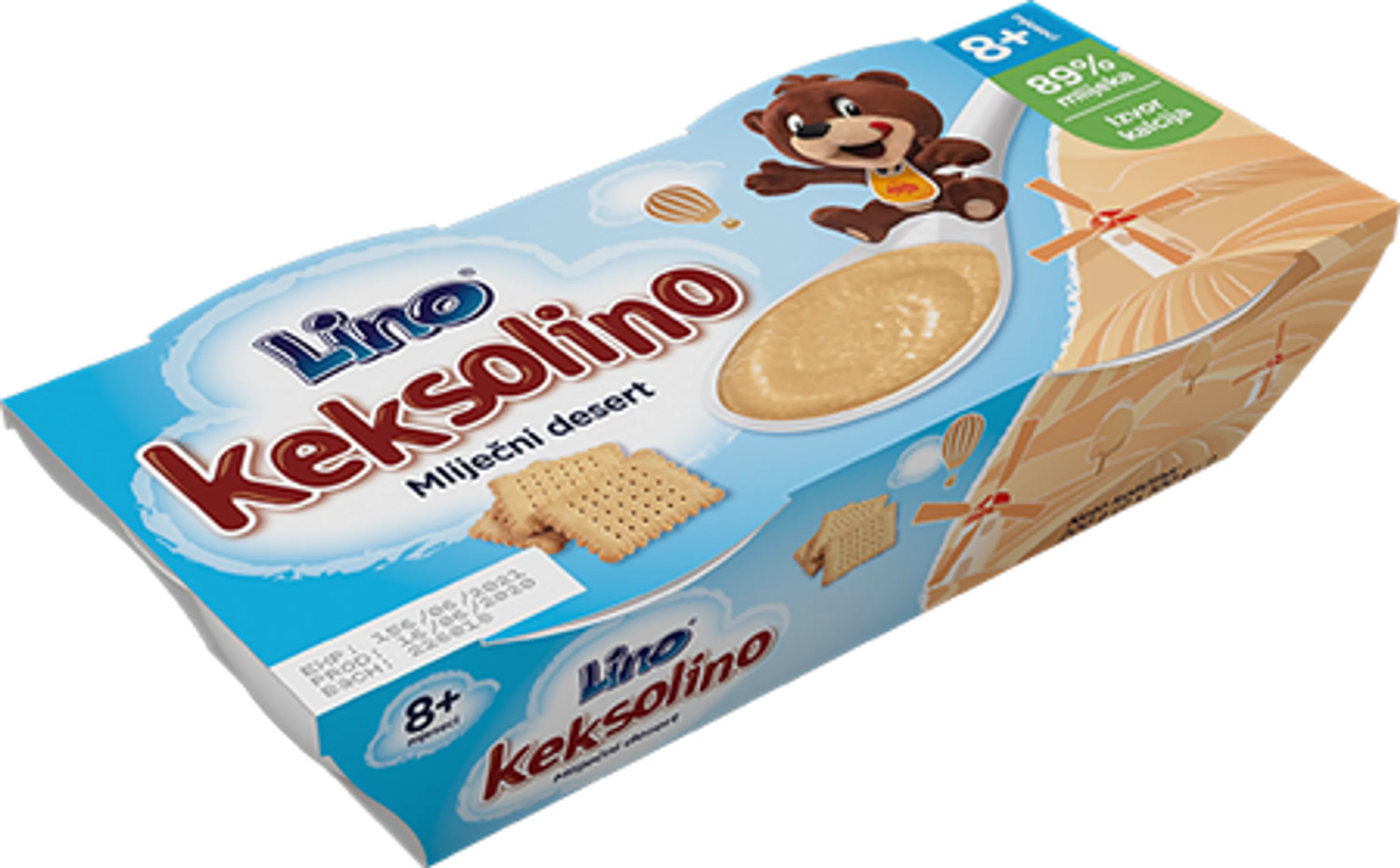 Lino mlečni desert keks