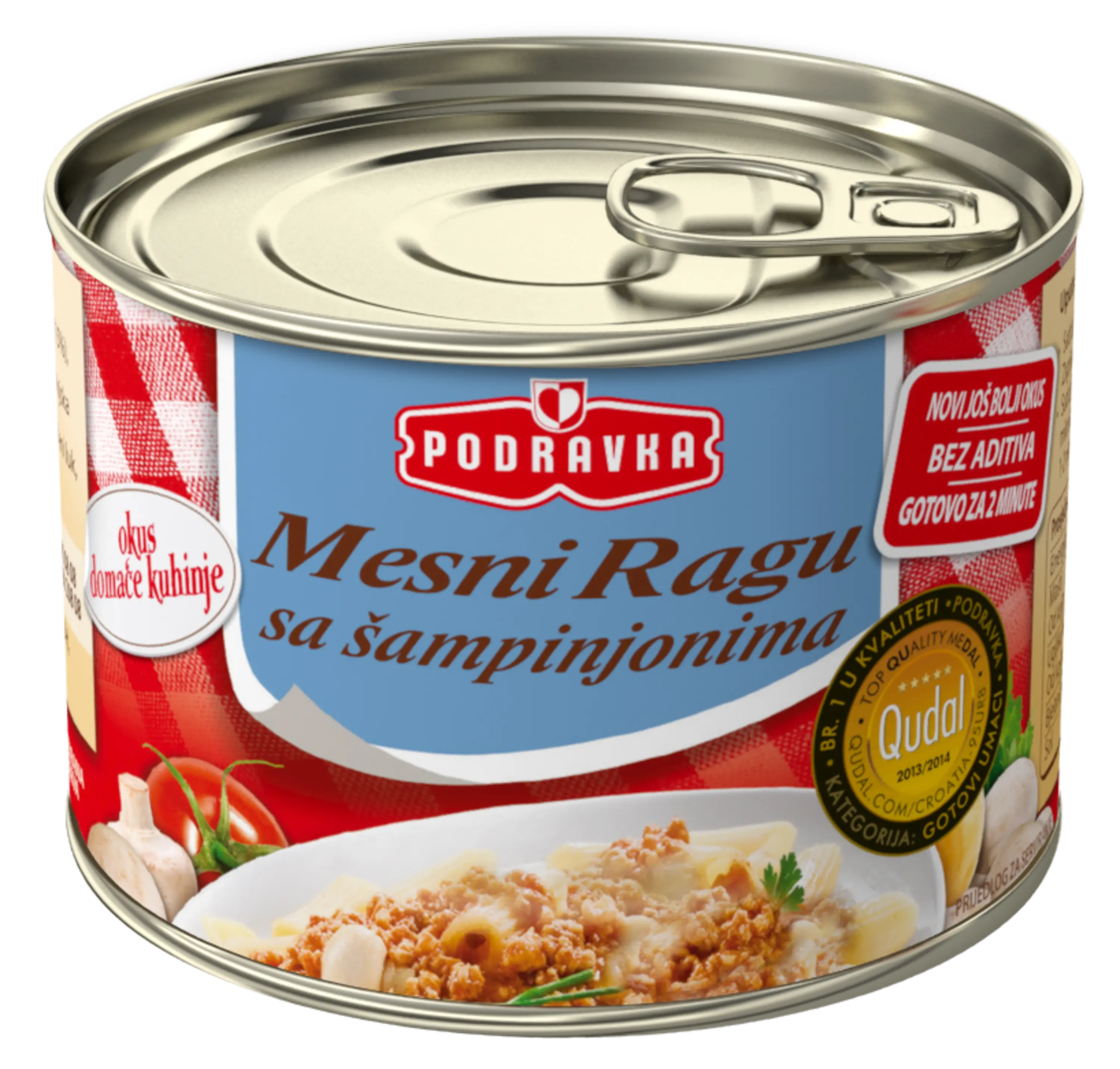 Meat ragout with mushrooms