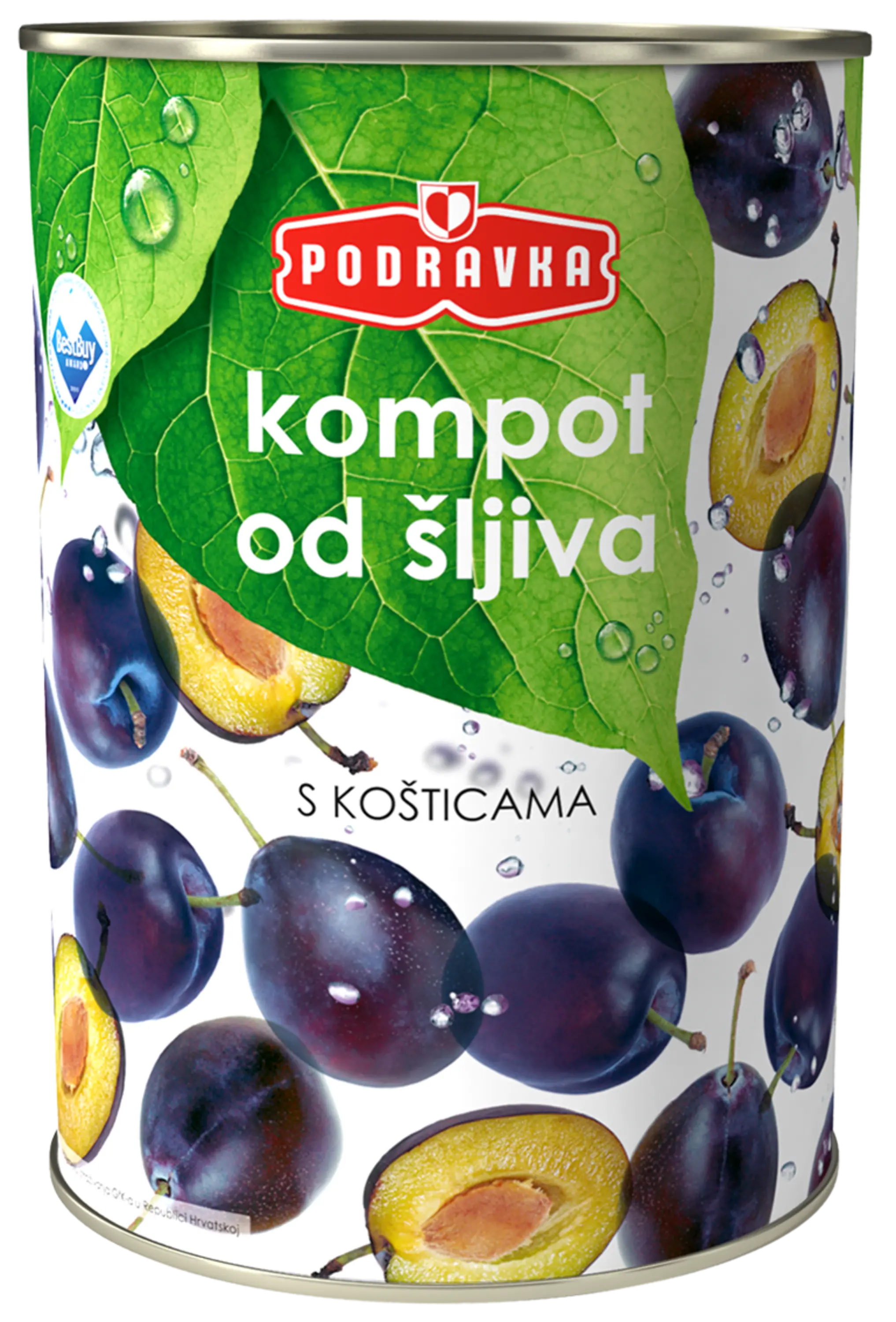 Plum with kernel compote