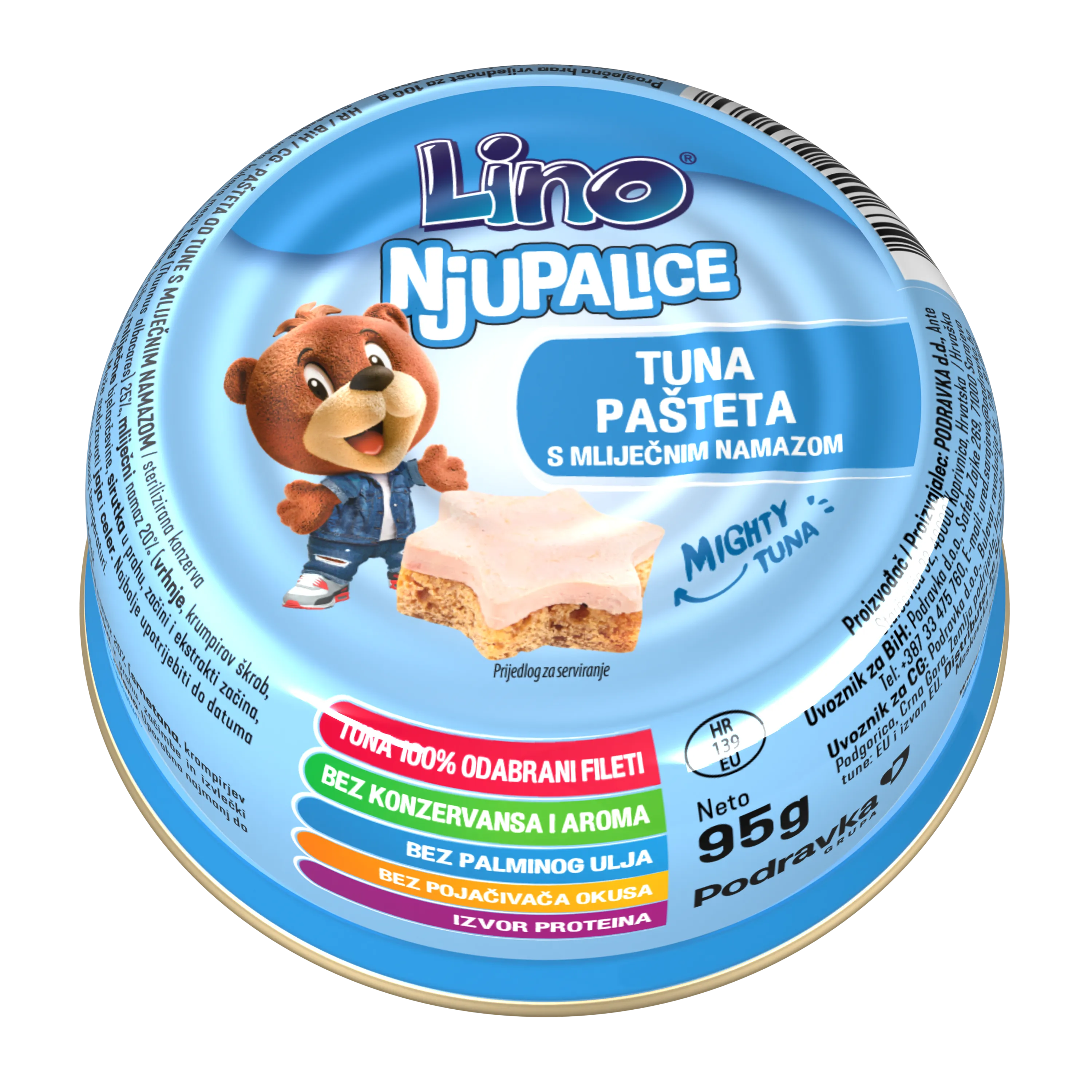 Tuna pate with dairy spread