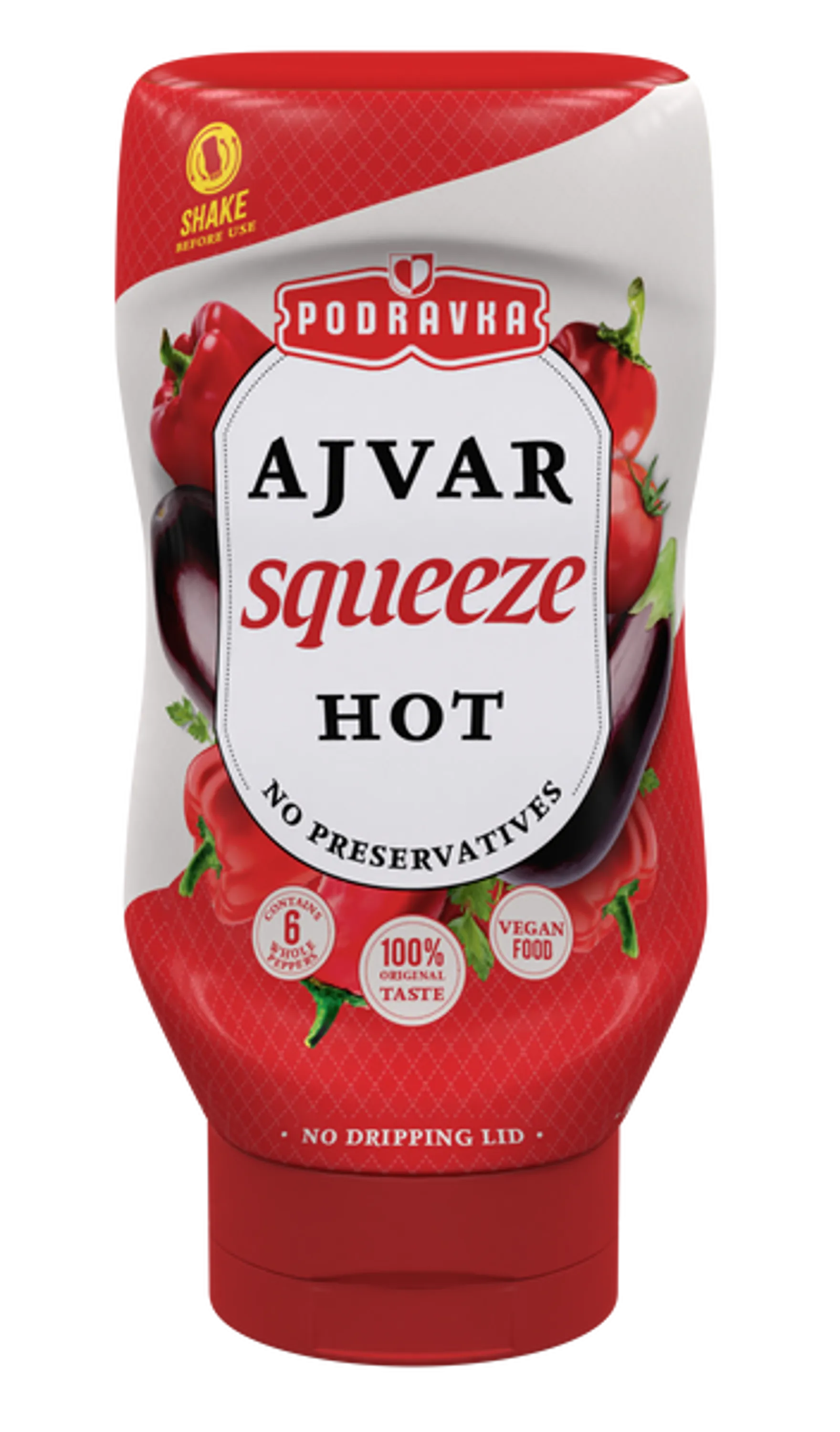 Ajvar squeeze Zacuscă de ardei iuți