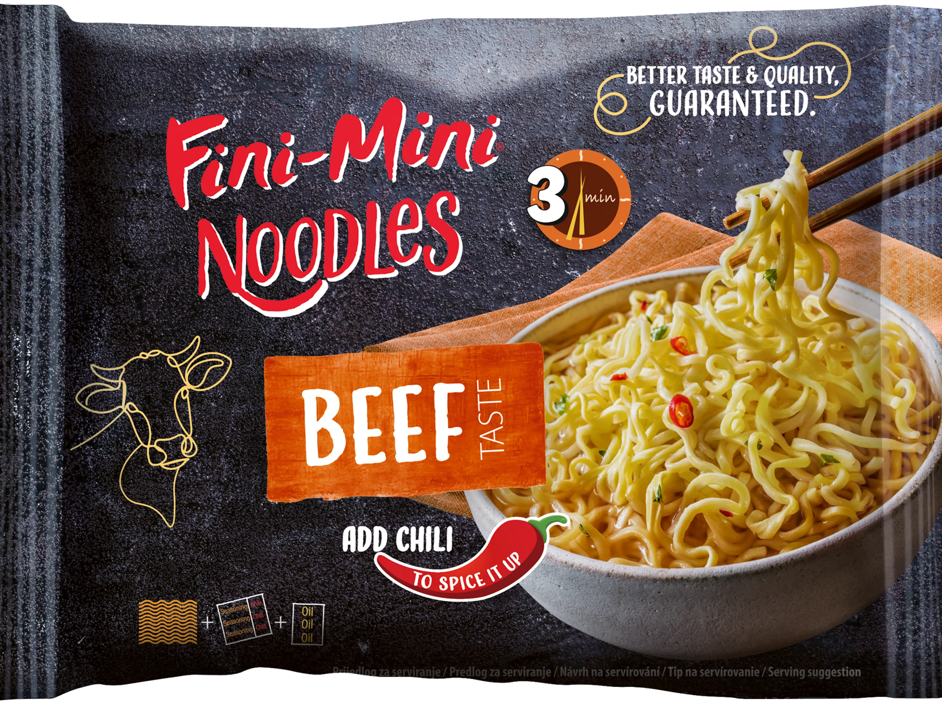 Fini-Mini Noodles hovězí