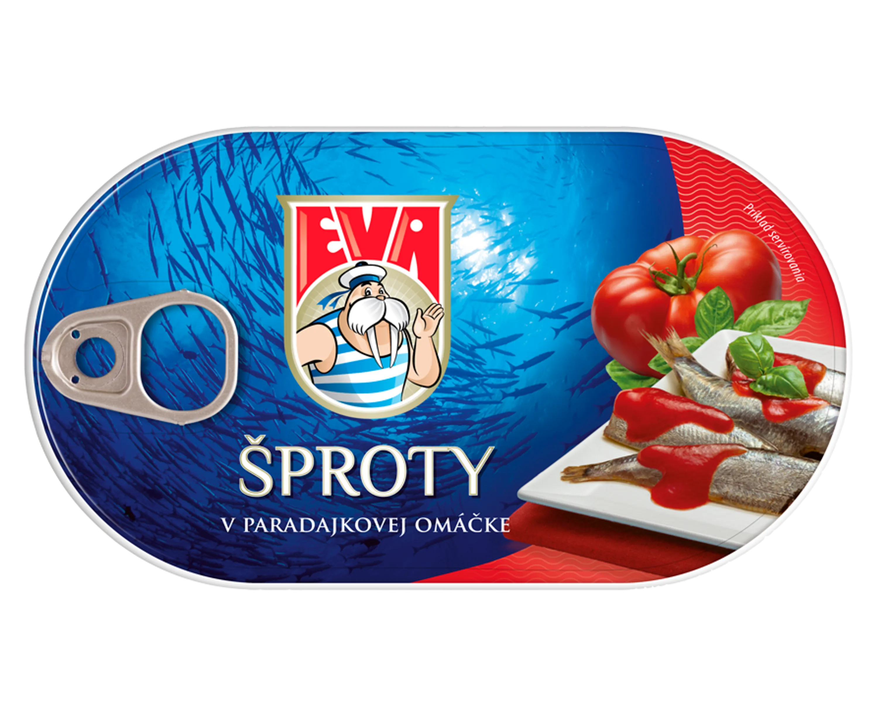 EVA Šproty v paradajkovej omáčke
