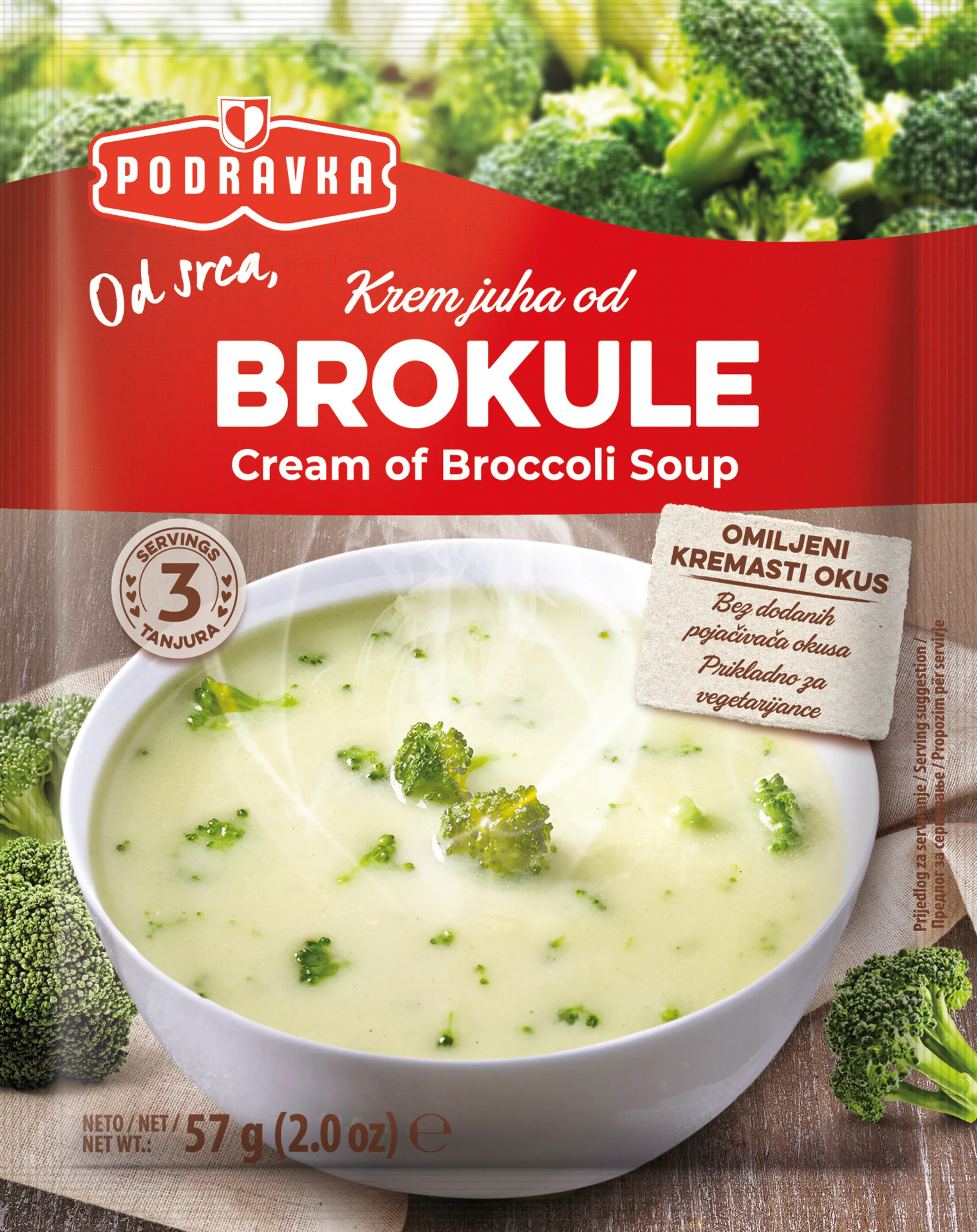 Cream of broccoli soup