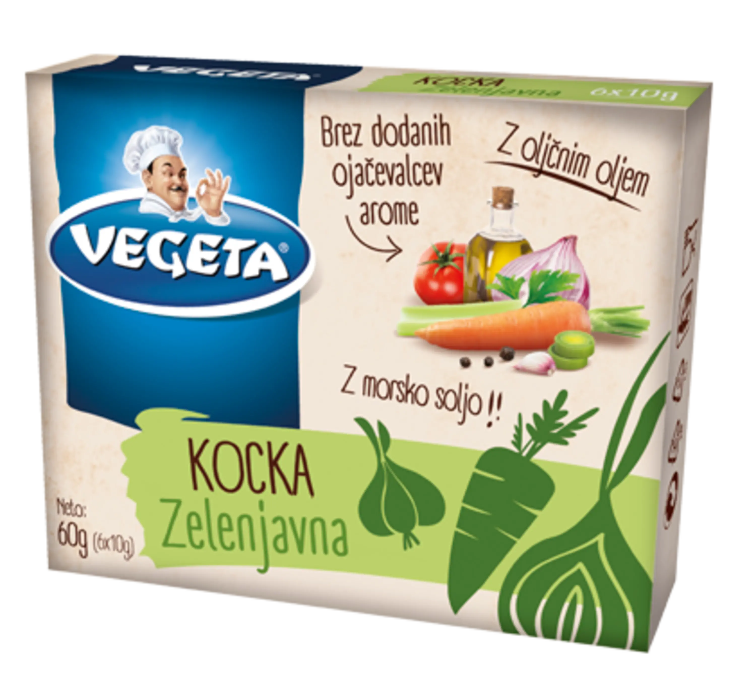 Vegeta zelenjavna kocka
