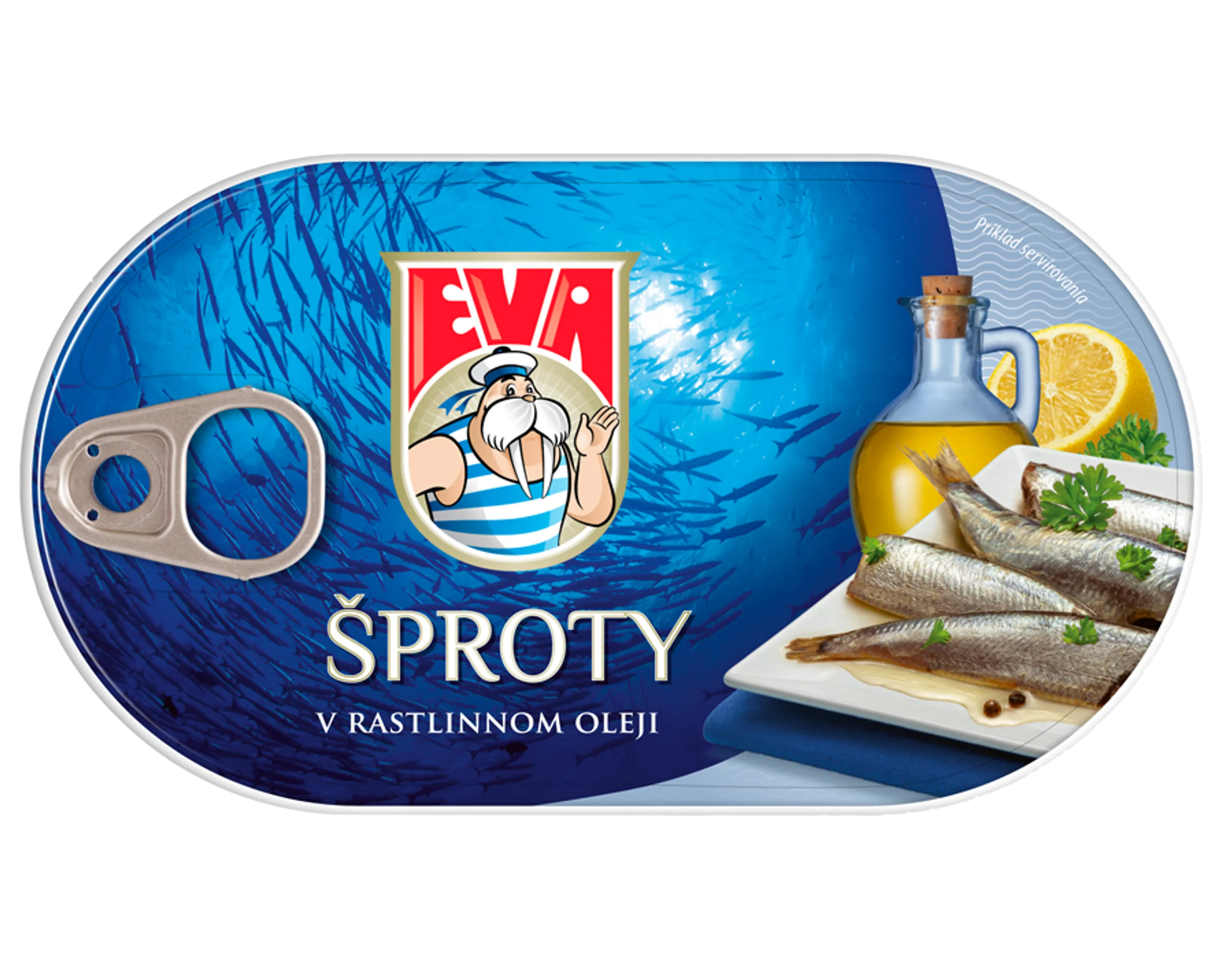 EVA Šproty v rastlinnom oleji
