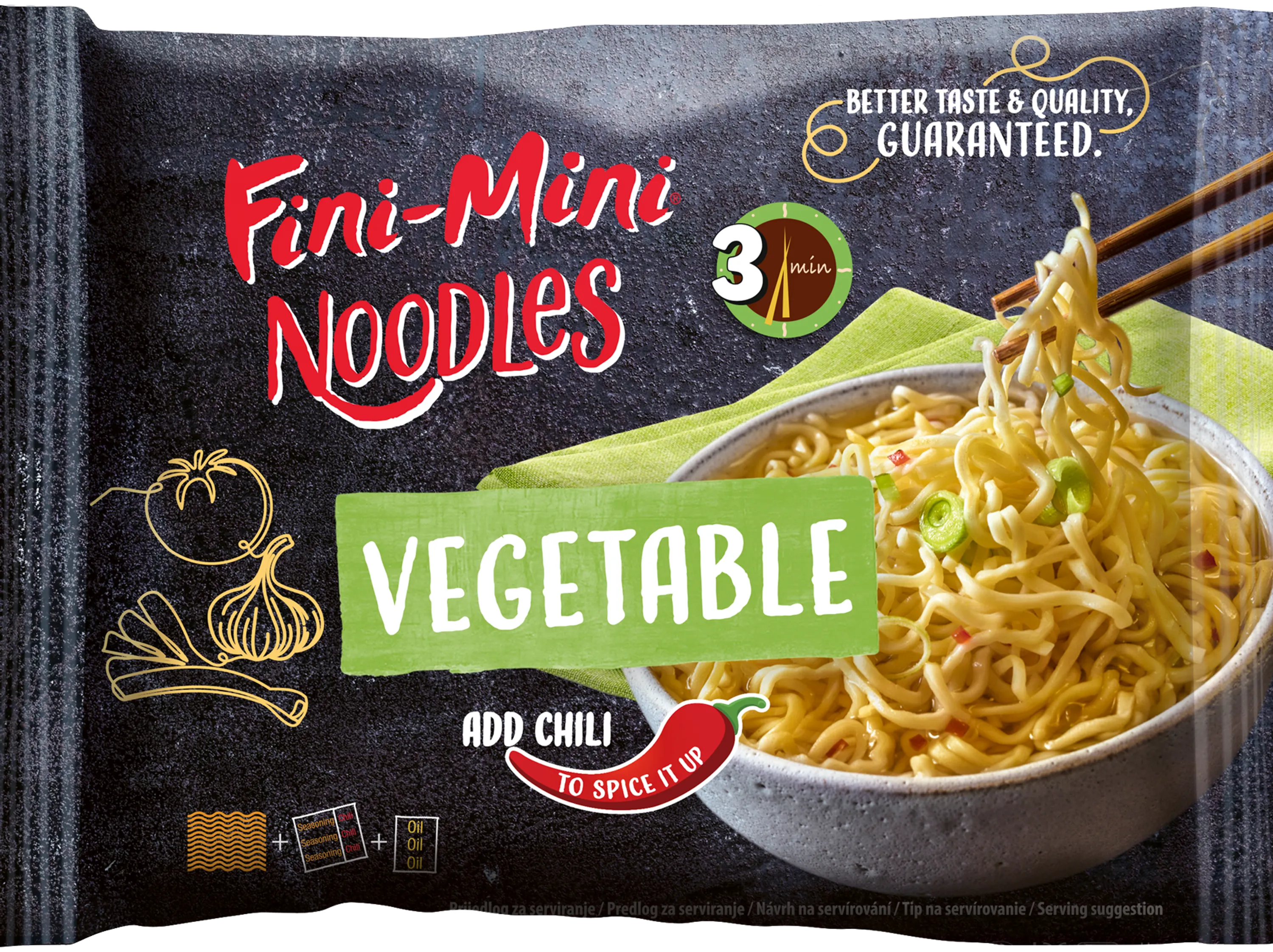 Fini-Mini Noodles zeleninová