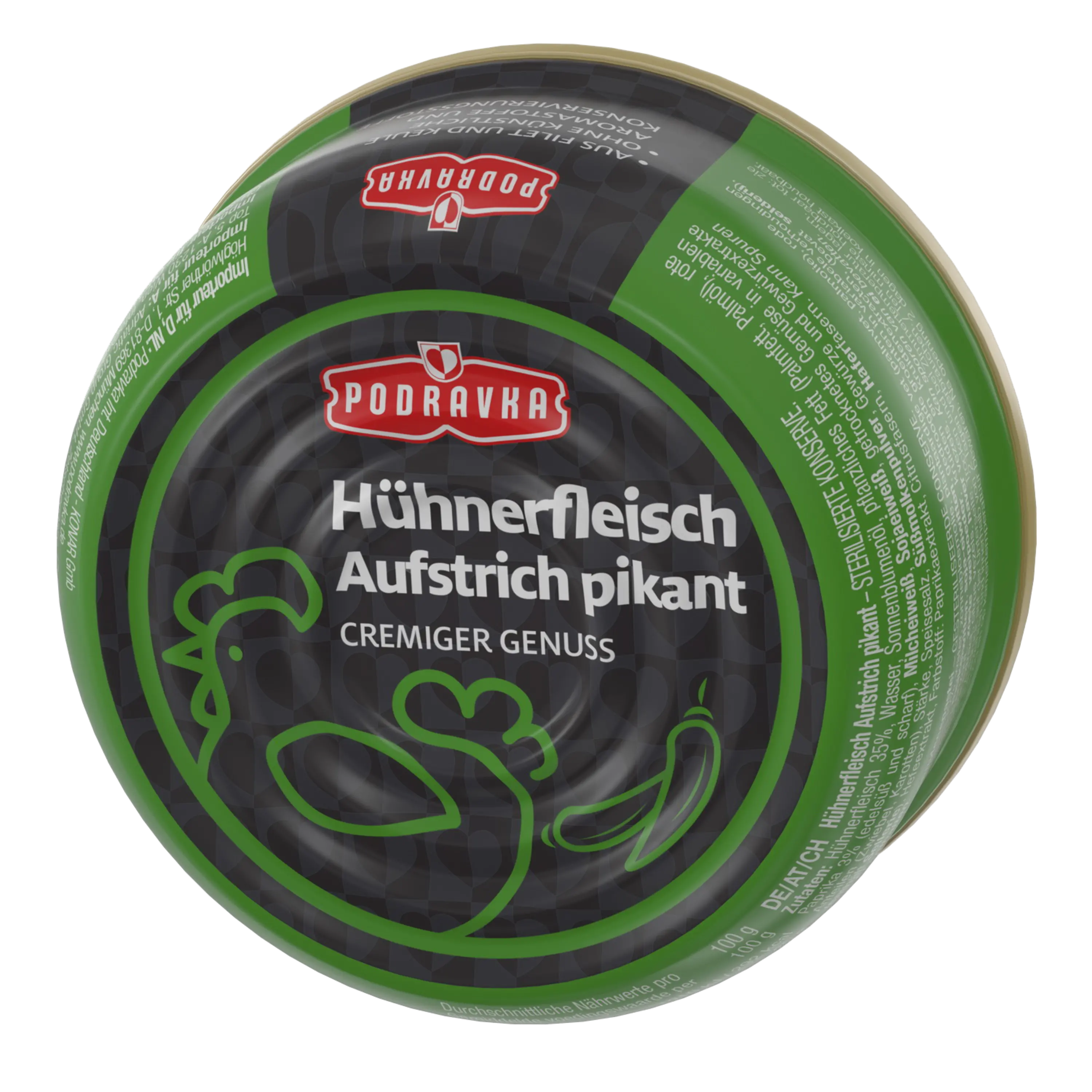 Hühnerfleisch Aufstrich Pikant