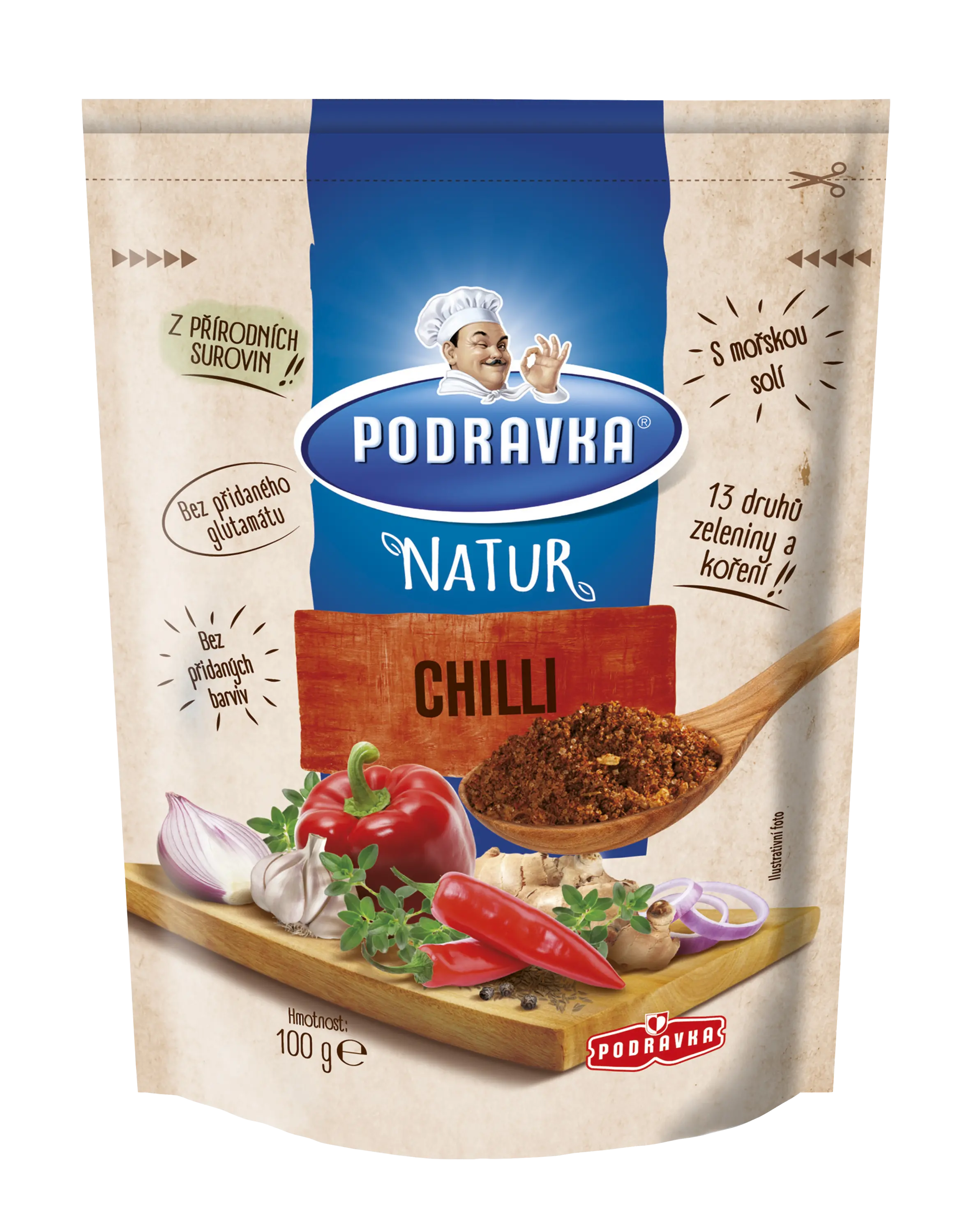 Podravka NATUR ochucovadlo Chilli