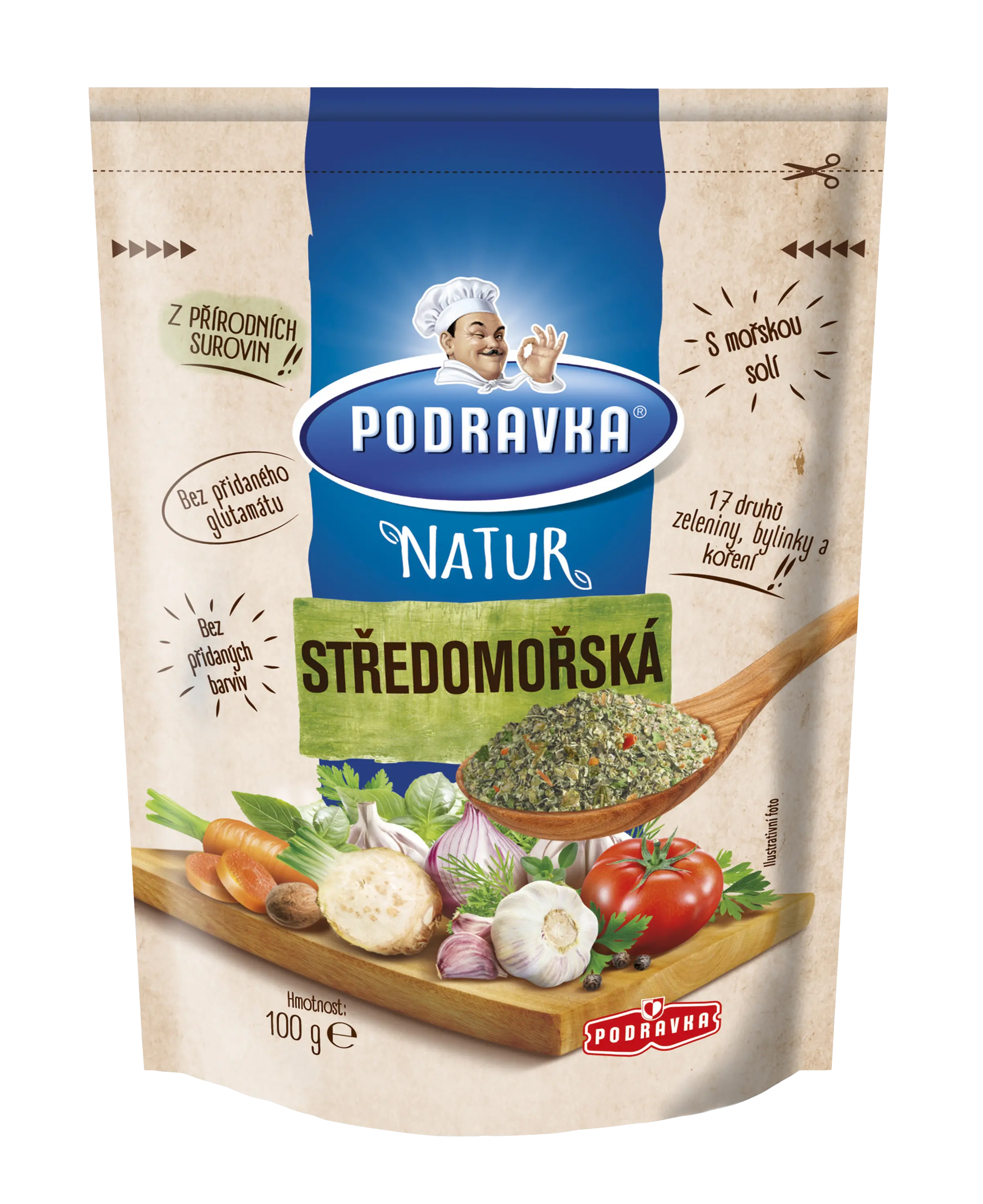 Podravka NATUR ochucovadlo Stredomorie