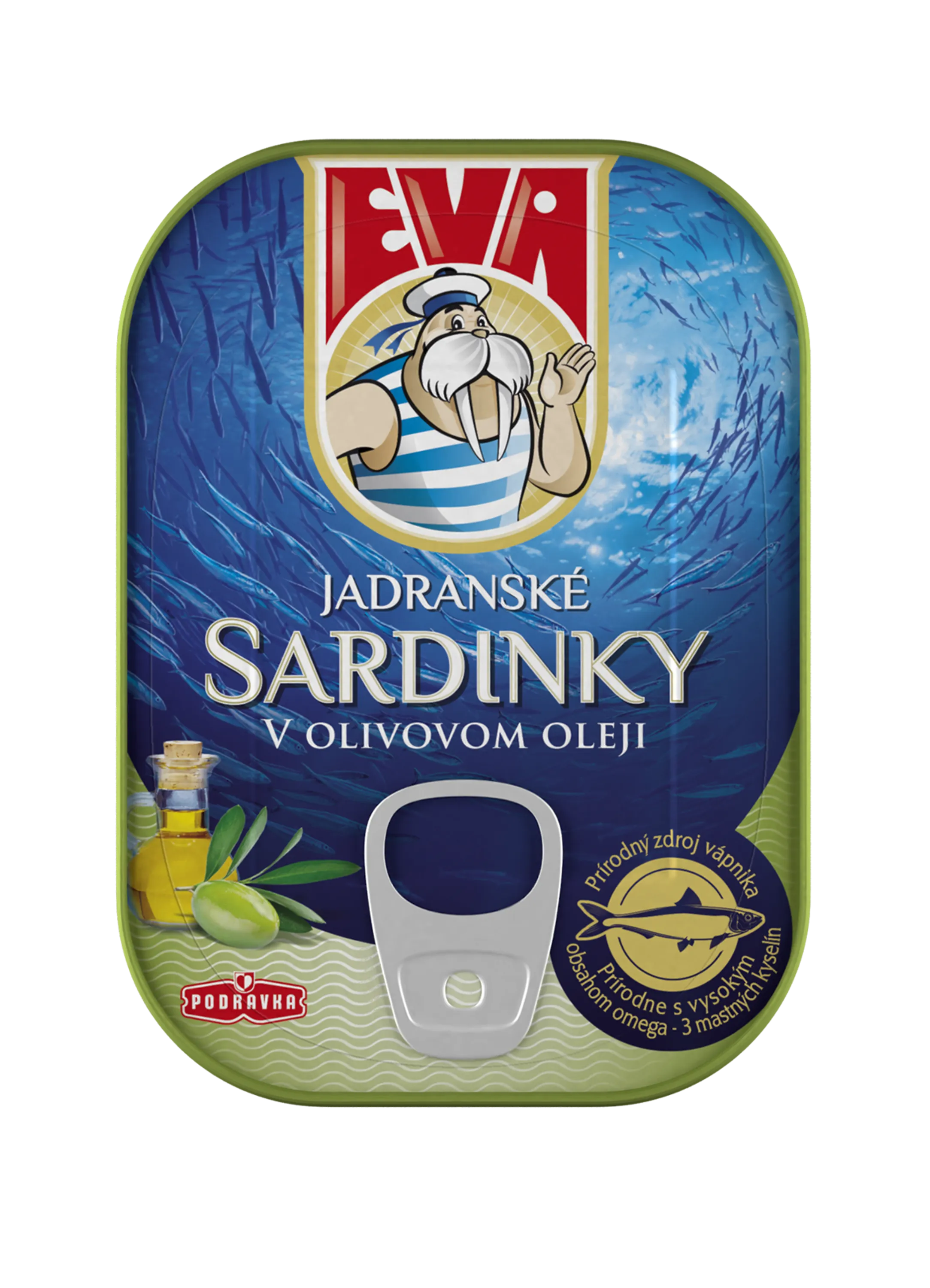 Eva Sardinky v olivovom oleji