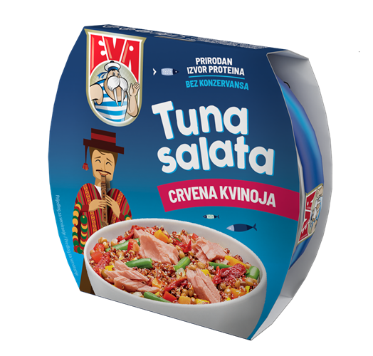 Tuna solata rdeča kvinoja