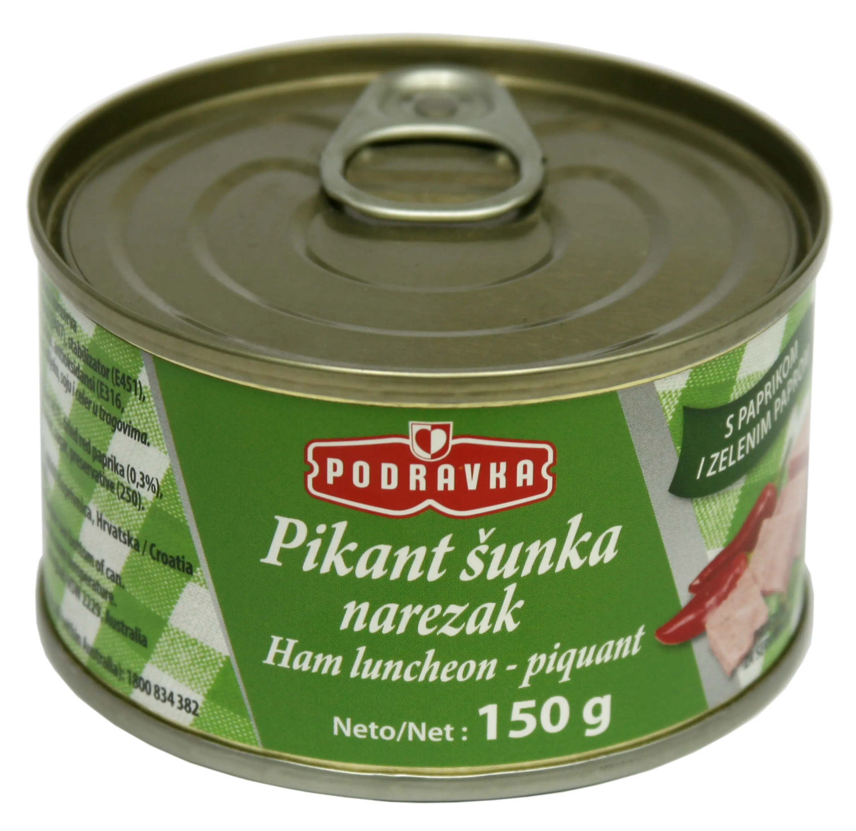 Ham luncheon meat piquant