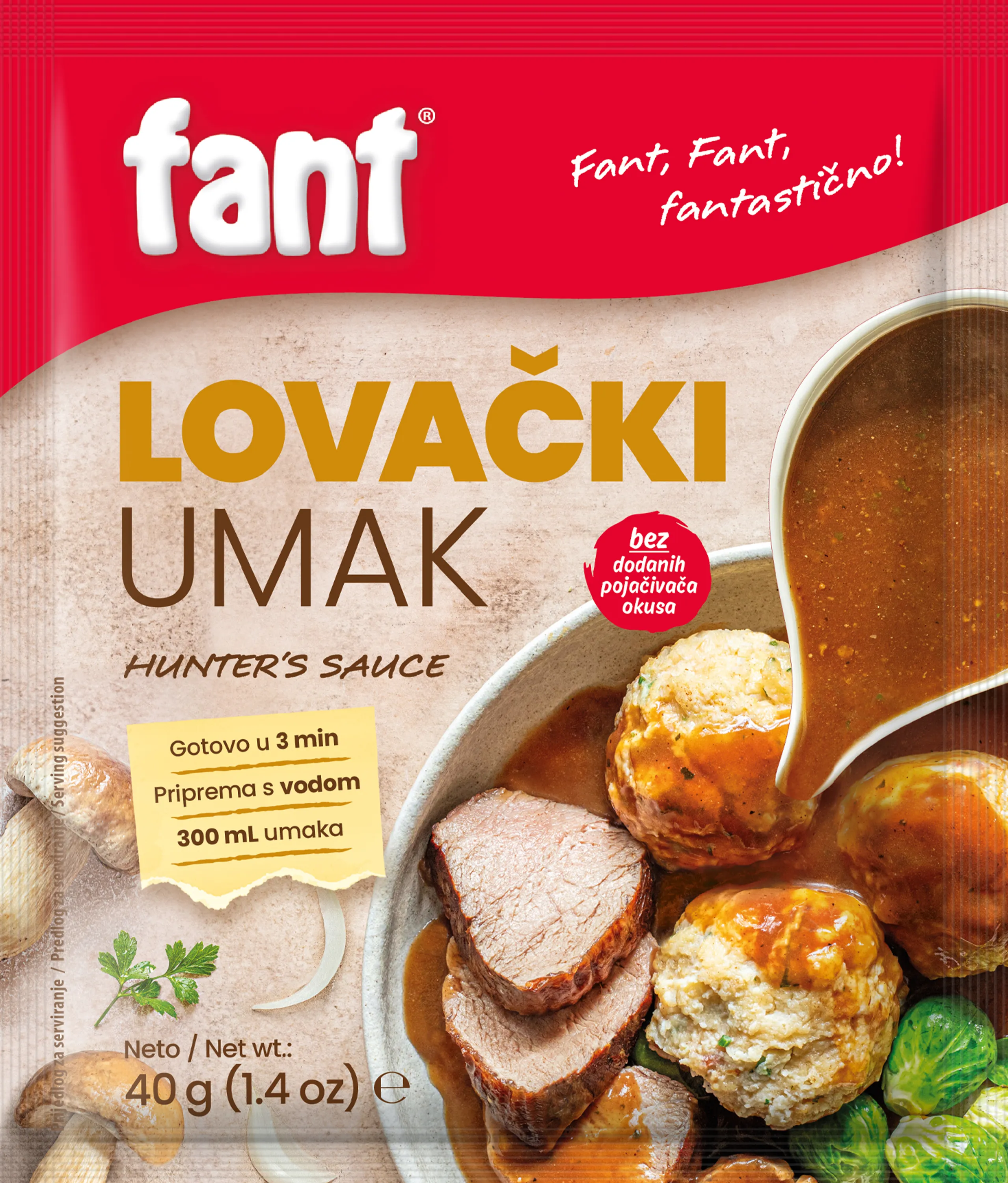 Fant seasooning mix for hunter's sauce