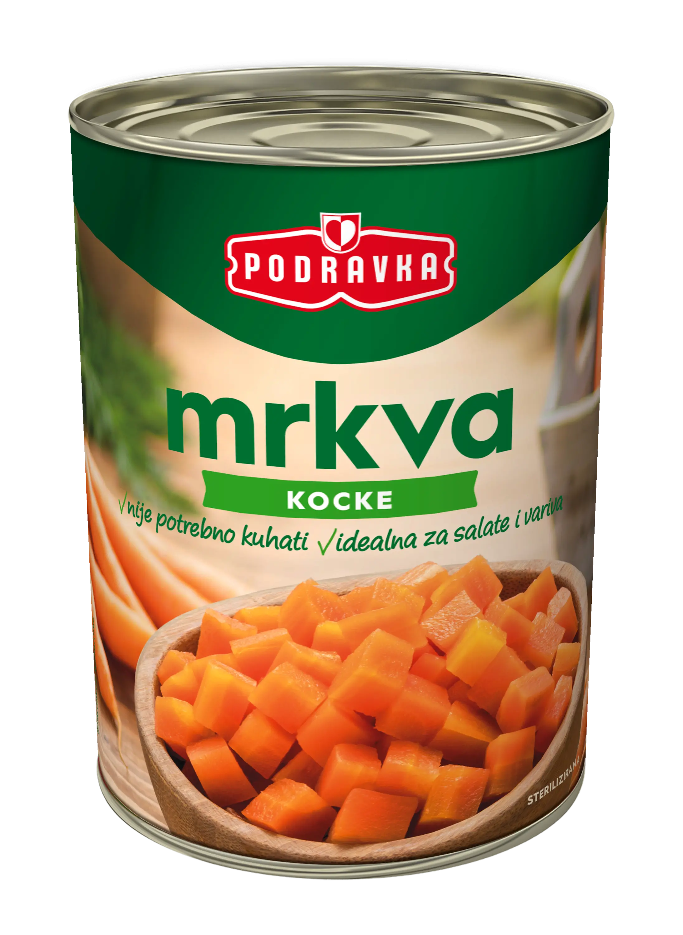 Carrot cubes
