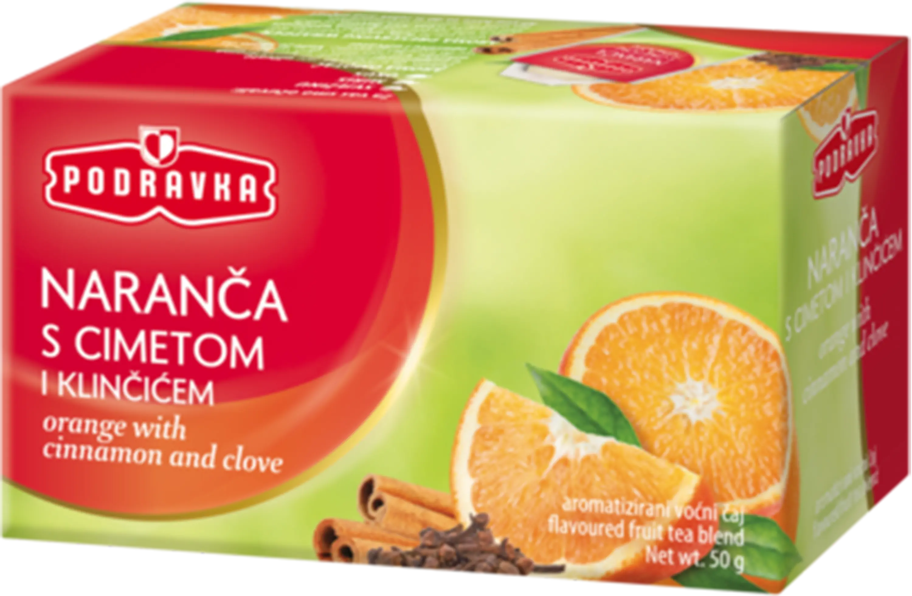 Orange with cinnamon and cloves
