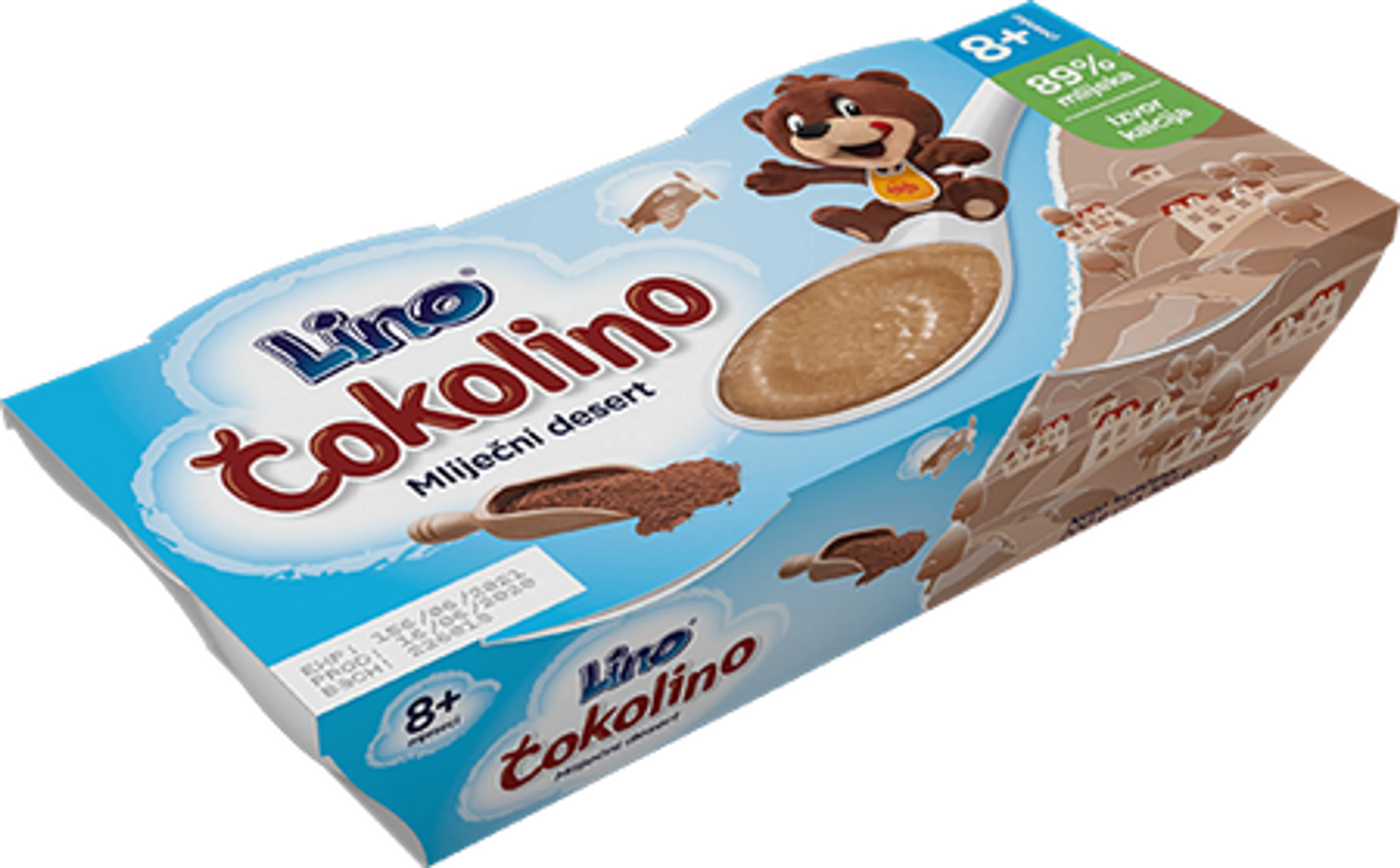 Lino mlečni desert čokolada
