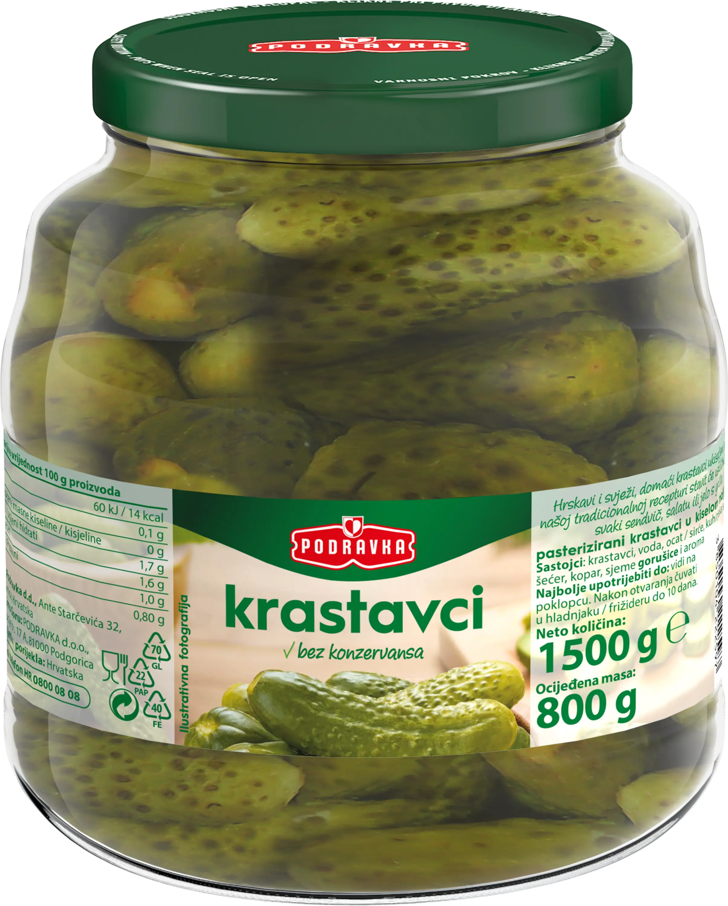 Pickled gherkings